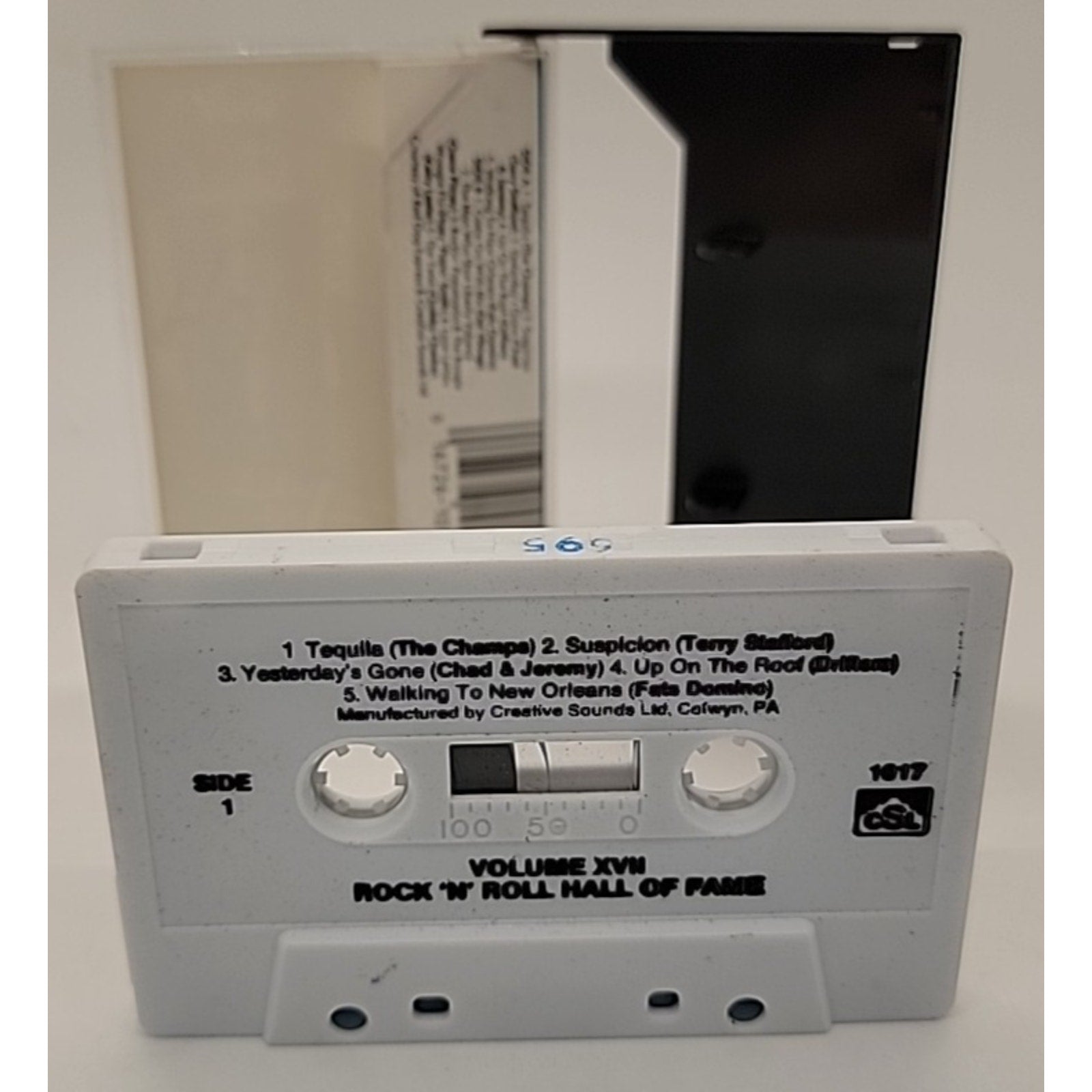 Rock and Roll Hall of Fame Volume XVII Cassette Tape Featuring Tequila