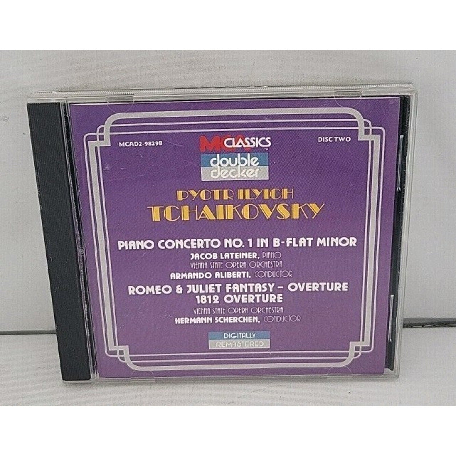 Tchaikovsky: Piano Concerto No 1 in B-Flat Minor Romeo Juliet CD