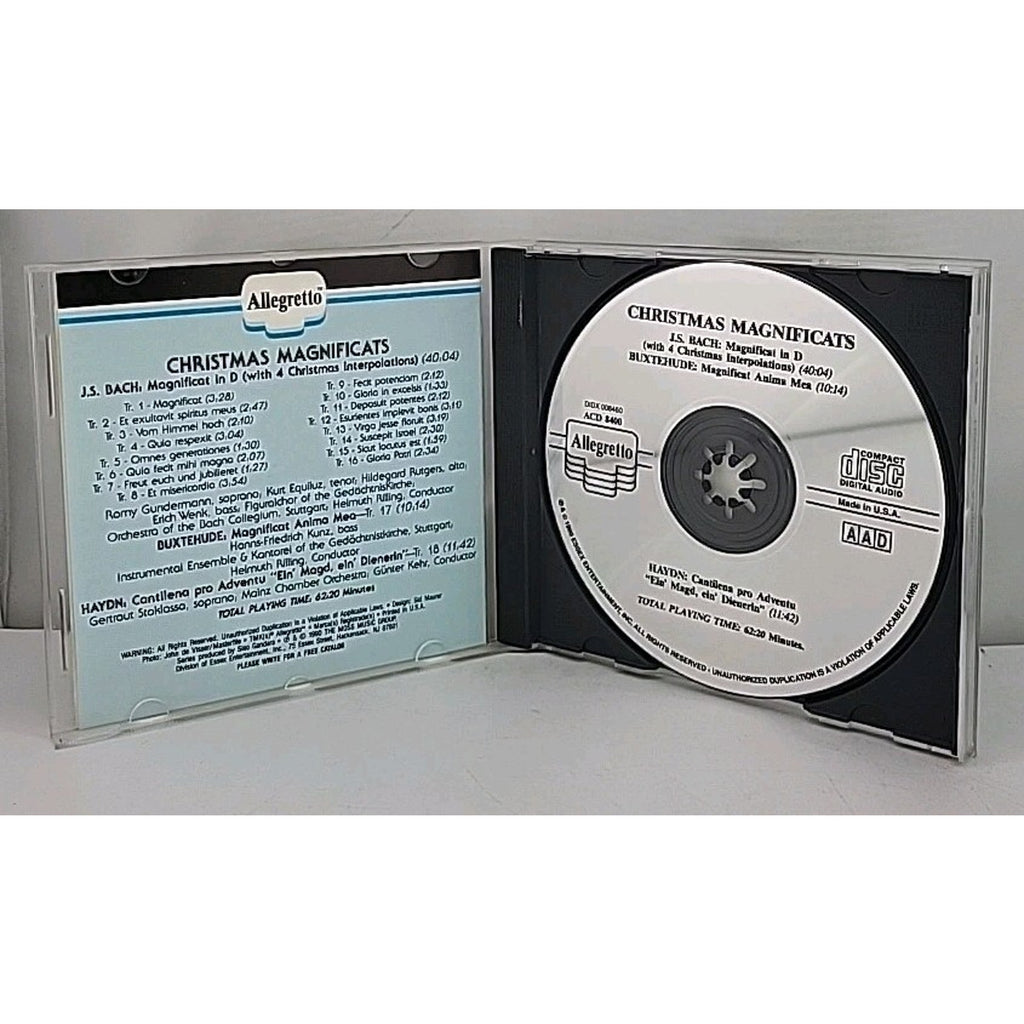 Christmas Magnificats Bach Buxtehude Haydn CD Allegretto