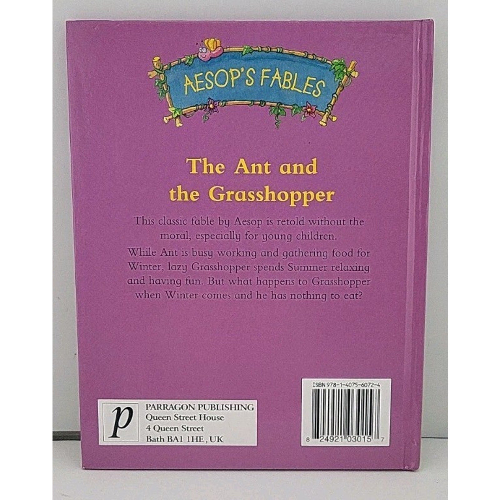 The Ant and the Grasshopper Aesop's Fables Ronne Randall