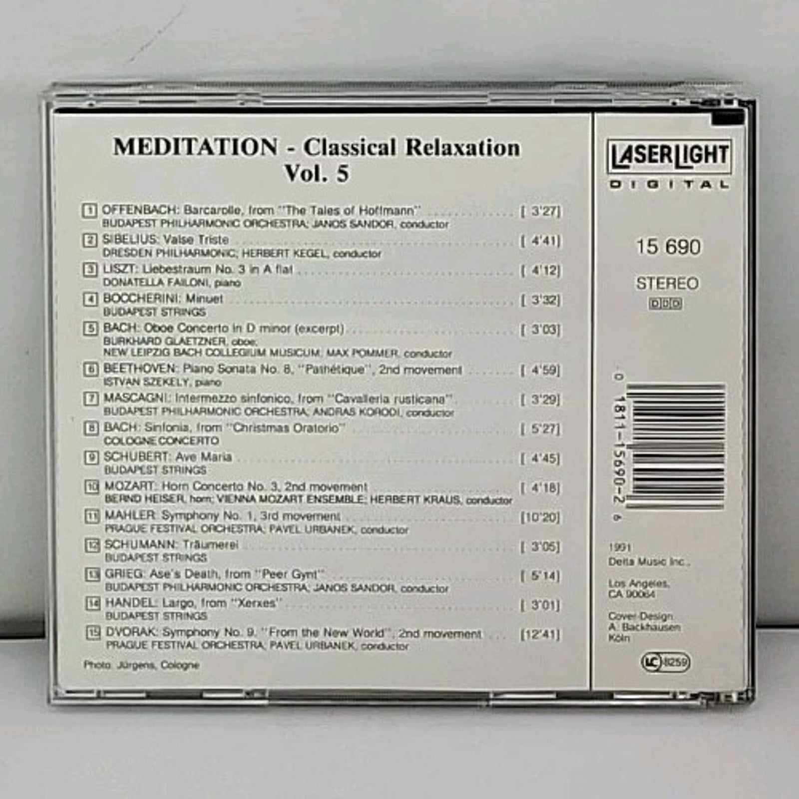 Vol. 5-Classical Relaxation by Meditation (CD, 1991)