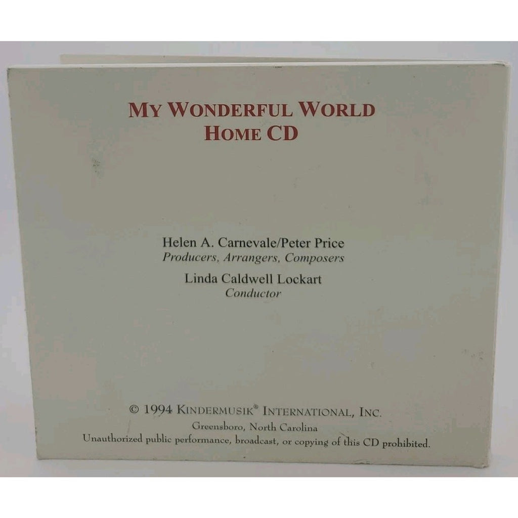 My Wonderful World Growing With Kindermusik Music CD 1994