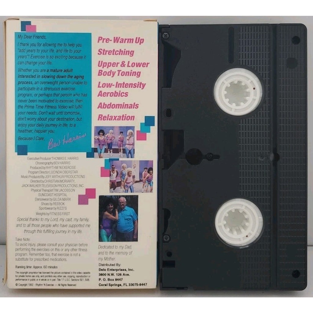 Bev Harris Prime Time Fitness Workout for Mature Adults (VHS)