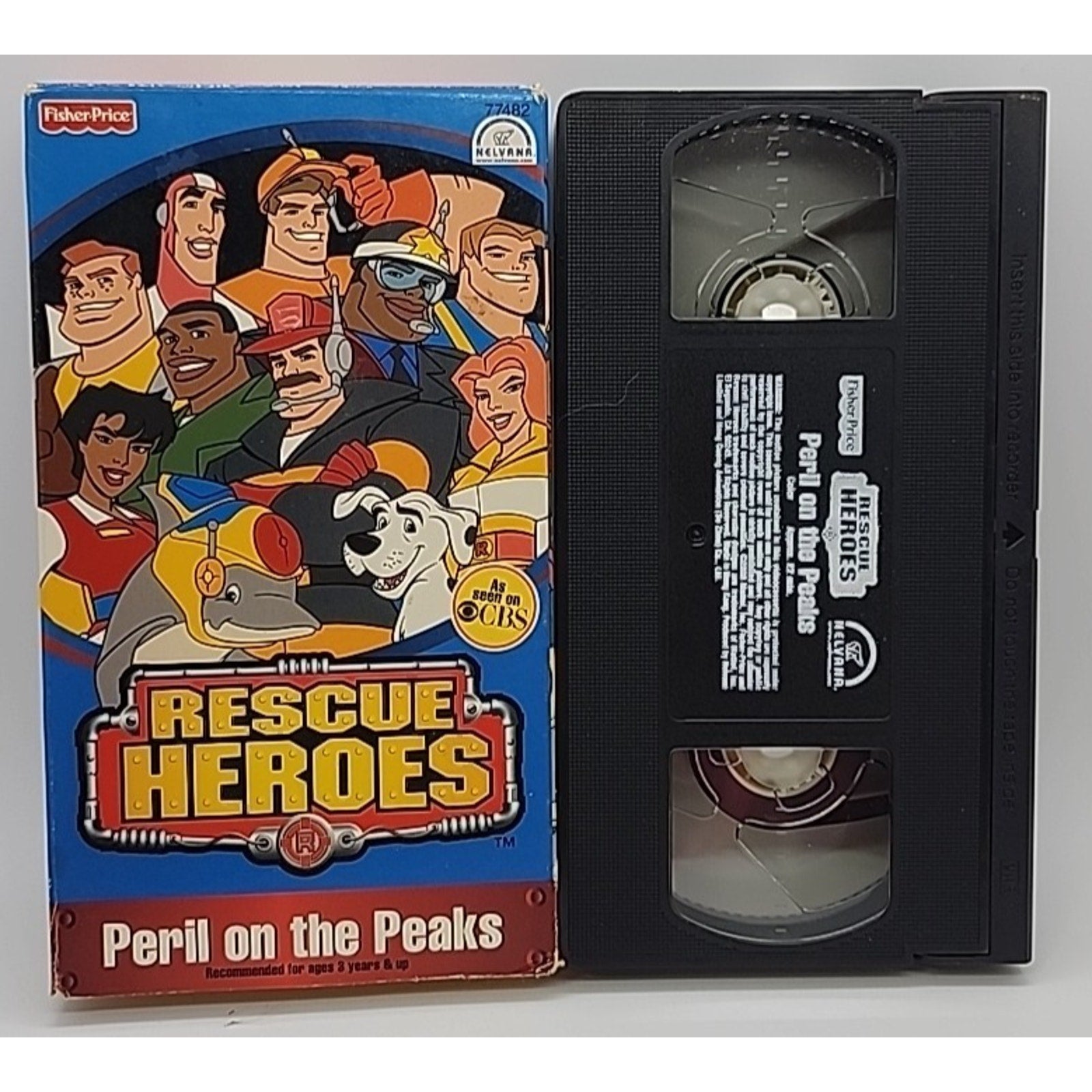 Rescue Heroes VHS - Peril on the Peaks - Kids Movie Fisher Price
