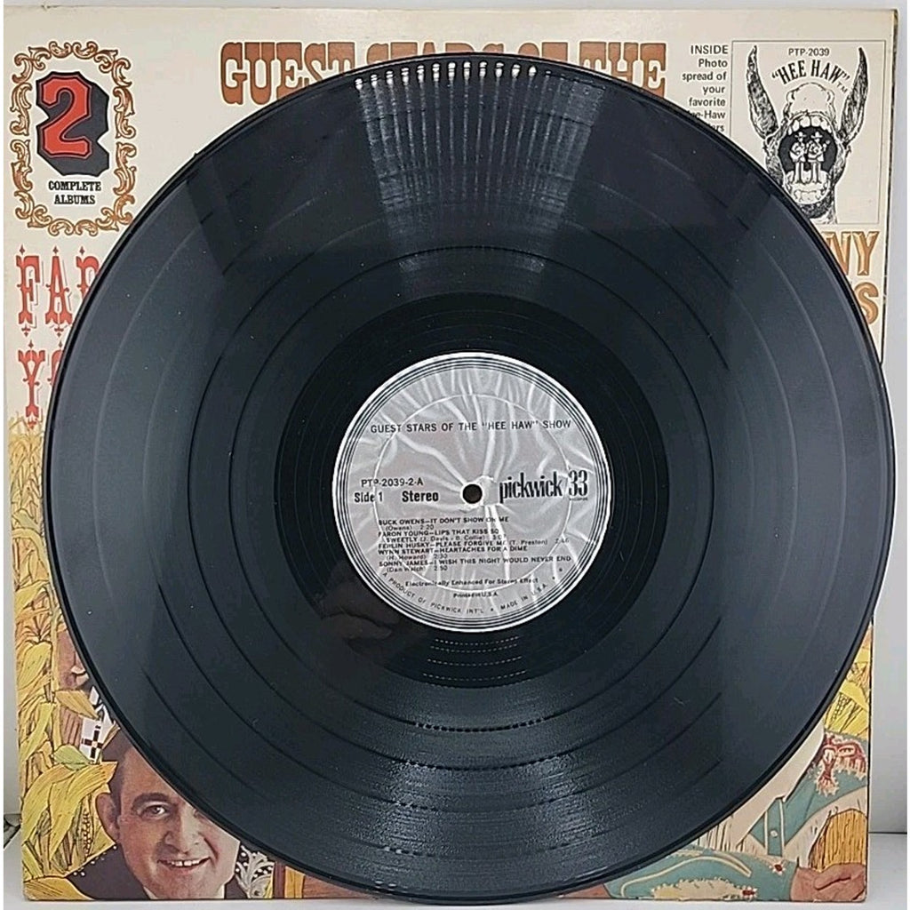 Hee Haw Show Guest Stars Vinyl Record 2 Complete Albums Country