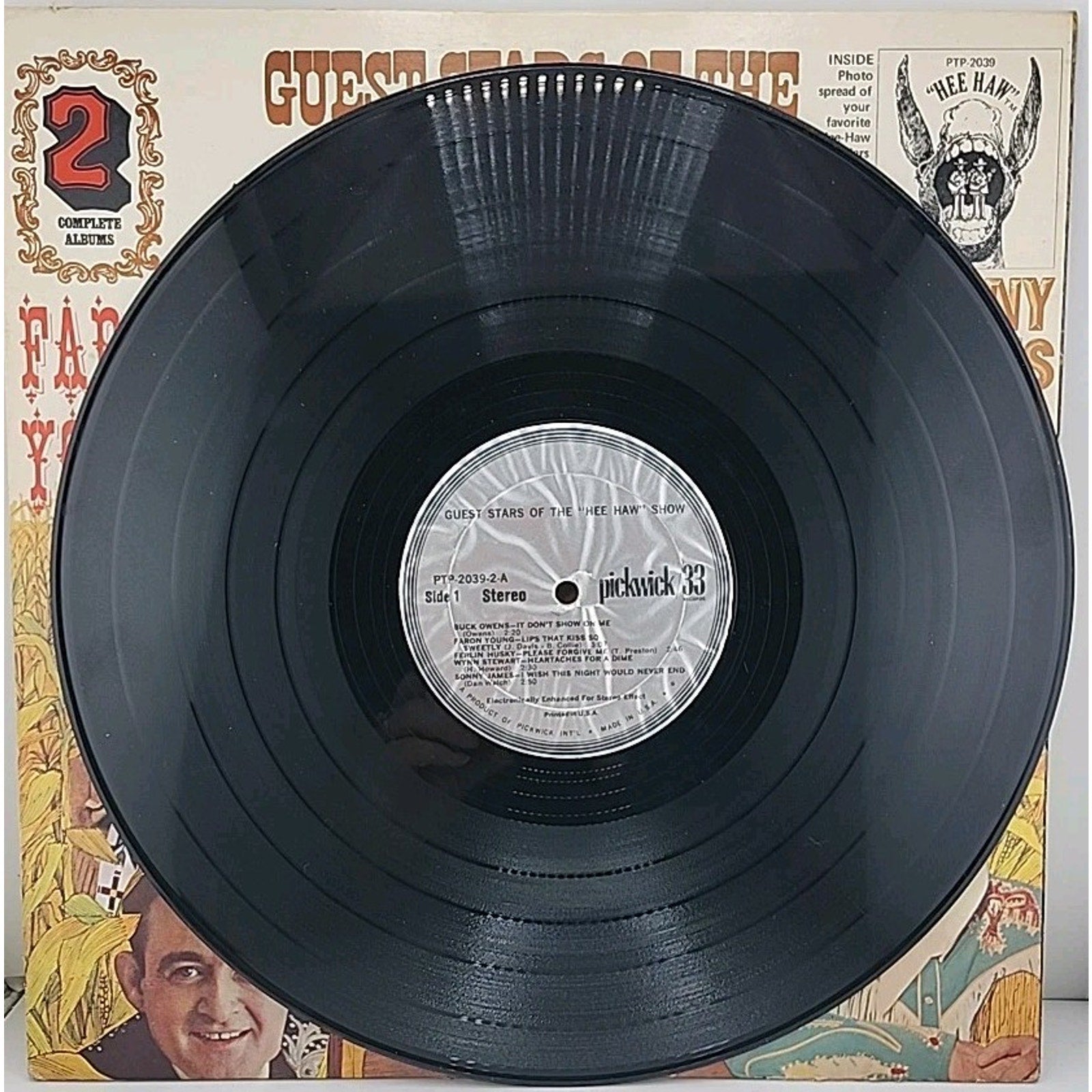 Hee Haw Show Guest Stars Vinyl Record 2 Complete Albums Country