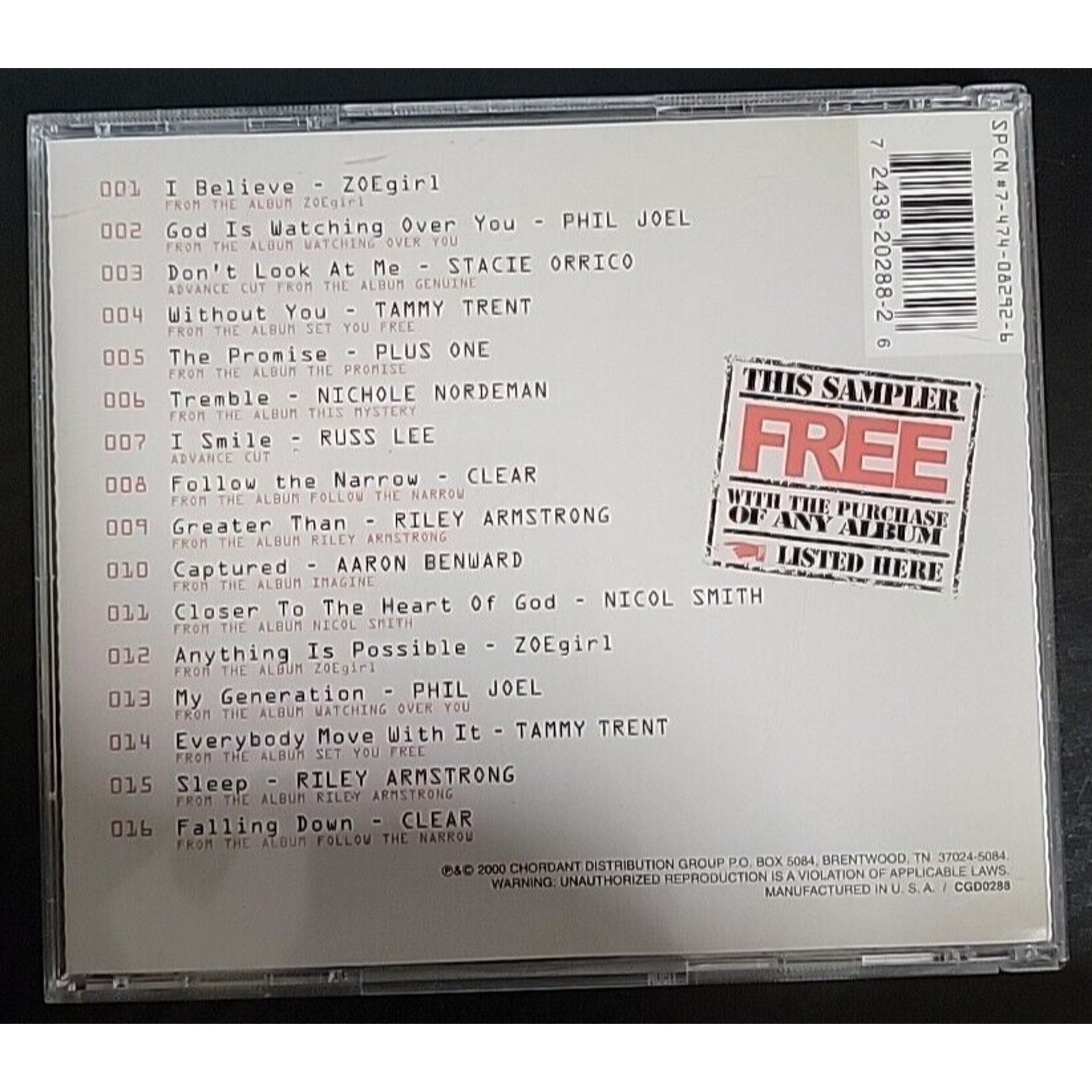 CD 2000, Various – Simply Impossible New Music Sampler 002