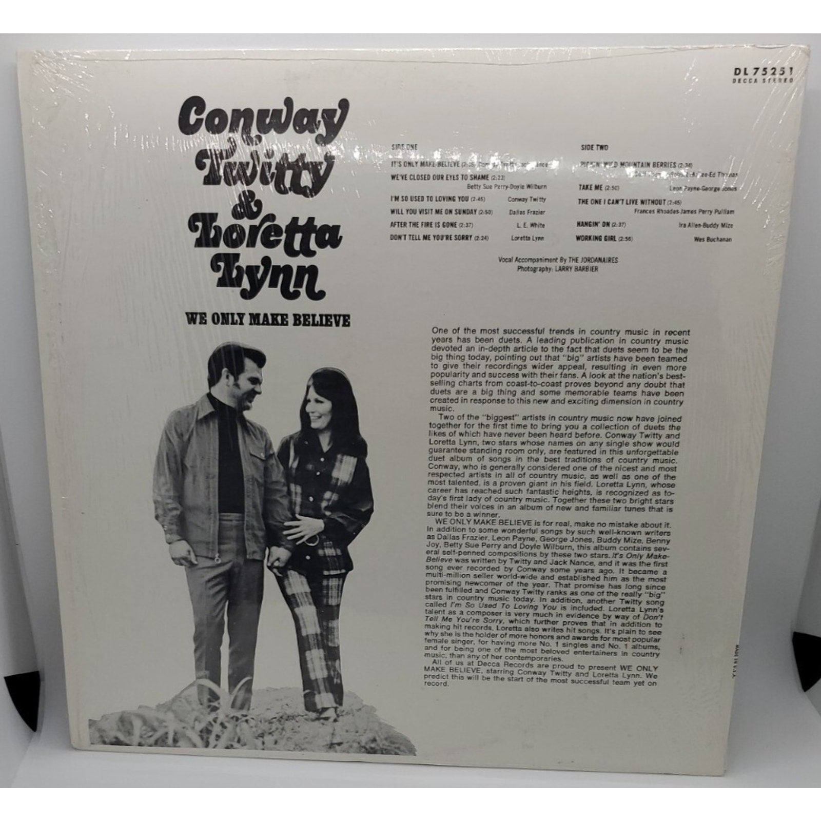We Only Make Believe Loretta Lynn & Conway Twitty (Record)