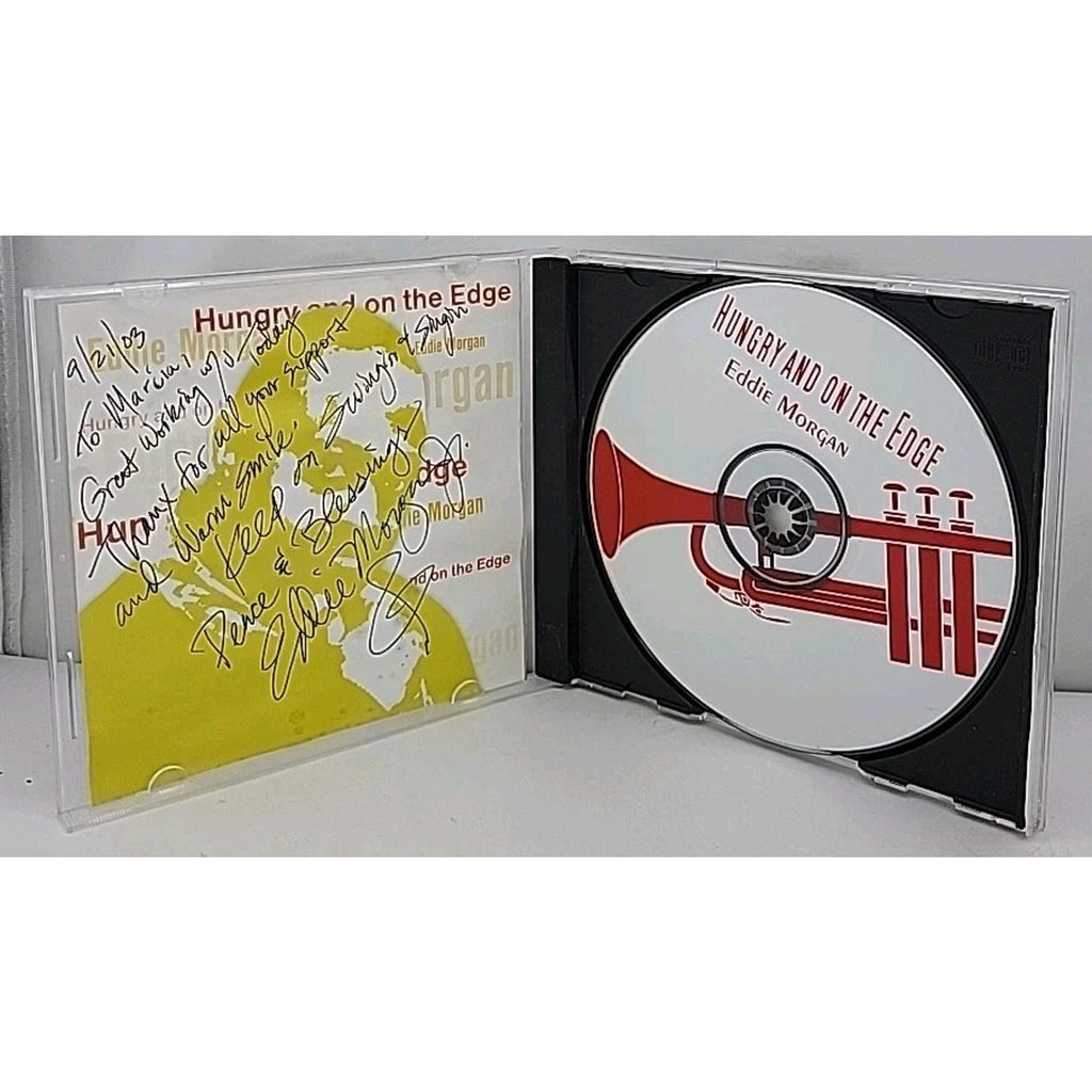 Hungry And On The Edge - Eddie Morgan CD *Signed*