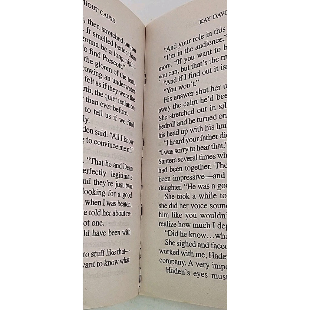 The Operatives Ser.: Not Without Cause by Kay David (2006, Perfect, Large Type /
