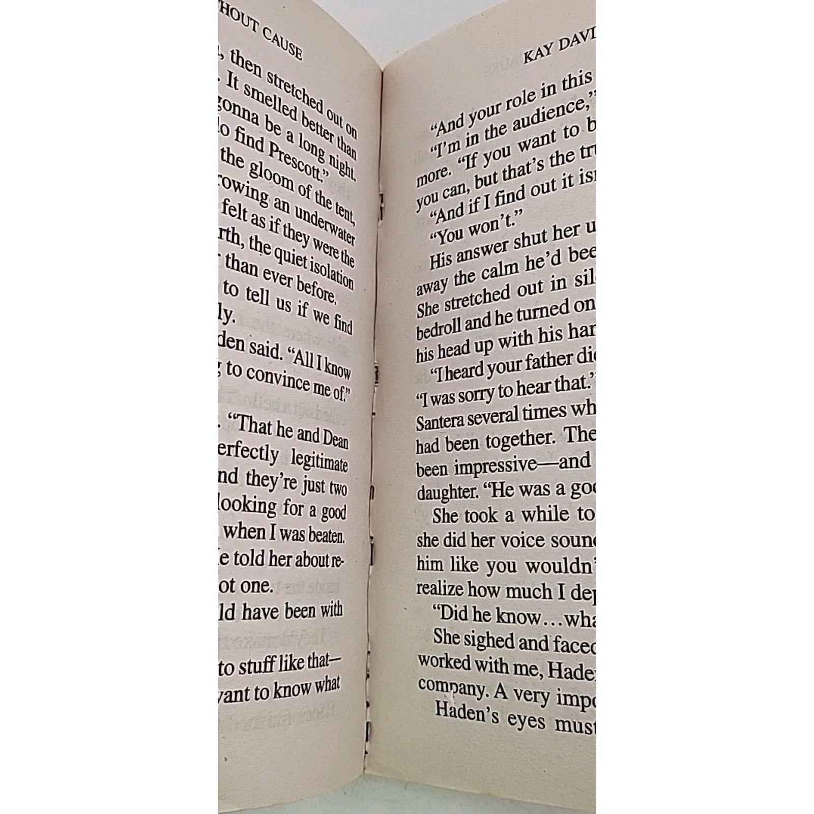 The Operatives Ser.: Not Without Cause by Kay David (2006, Perfect, Large Type /