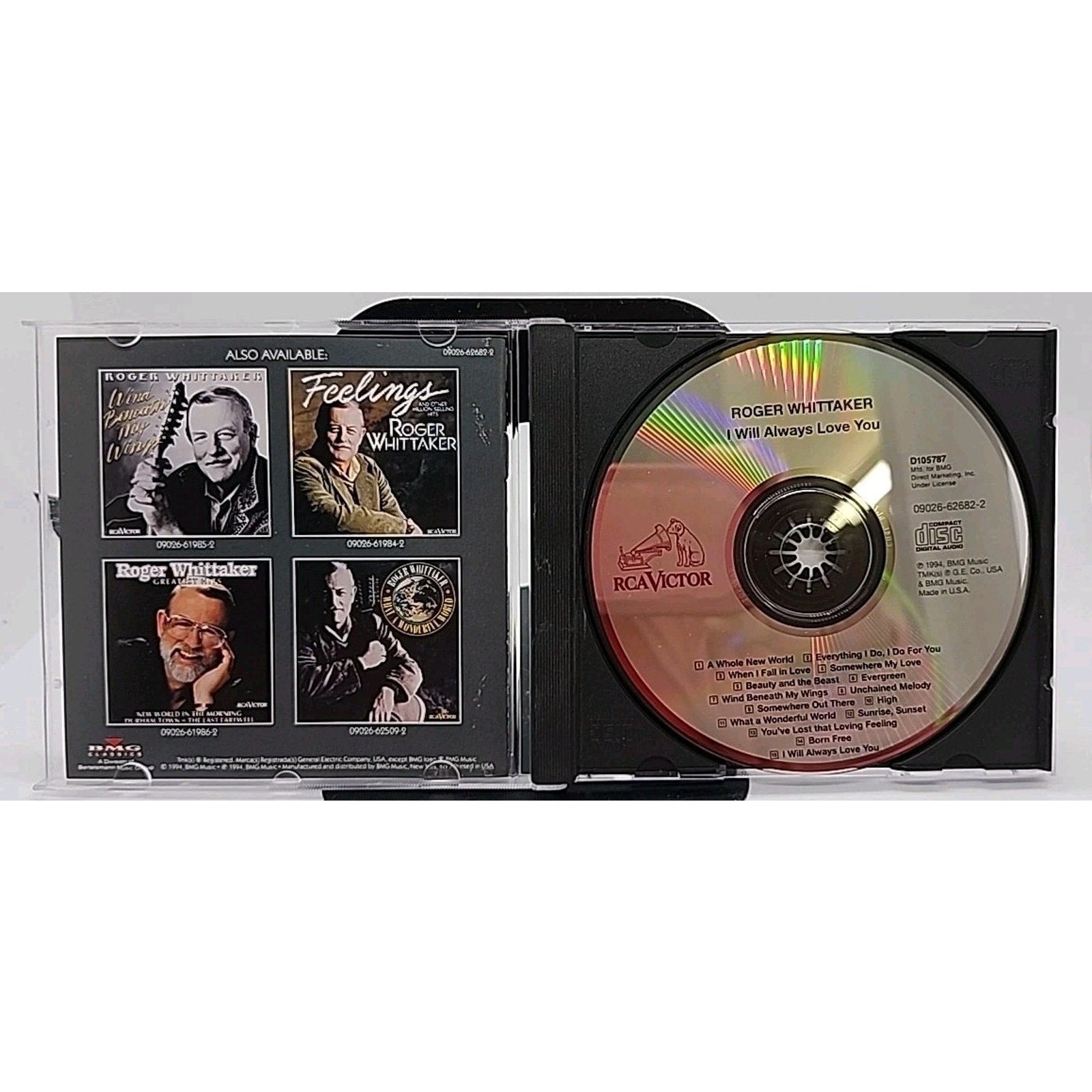 I Will Always Love You by Roger Whittaker (CD, Aug-1994, RCA Victor)
