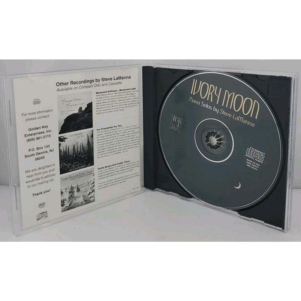 Ivory Moon: Evenings In Cape May Piano Solos By Steve LaManna CD 1994 Golden Key