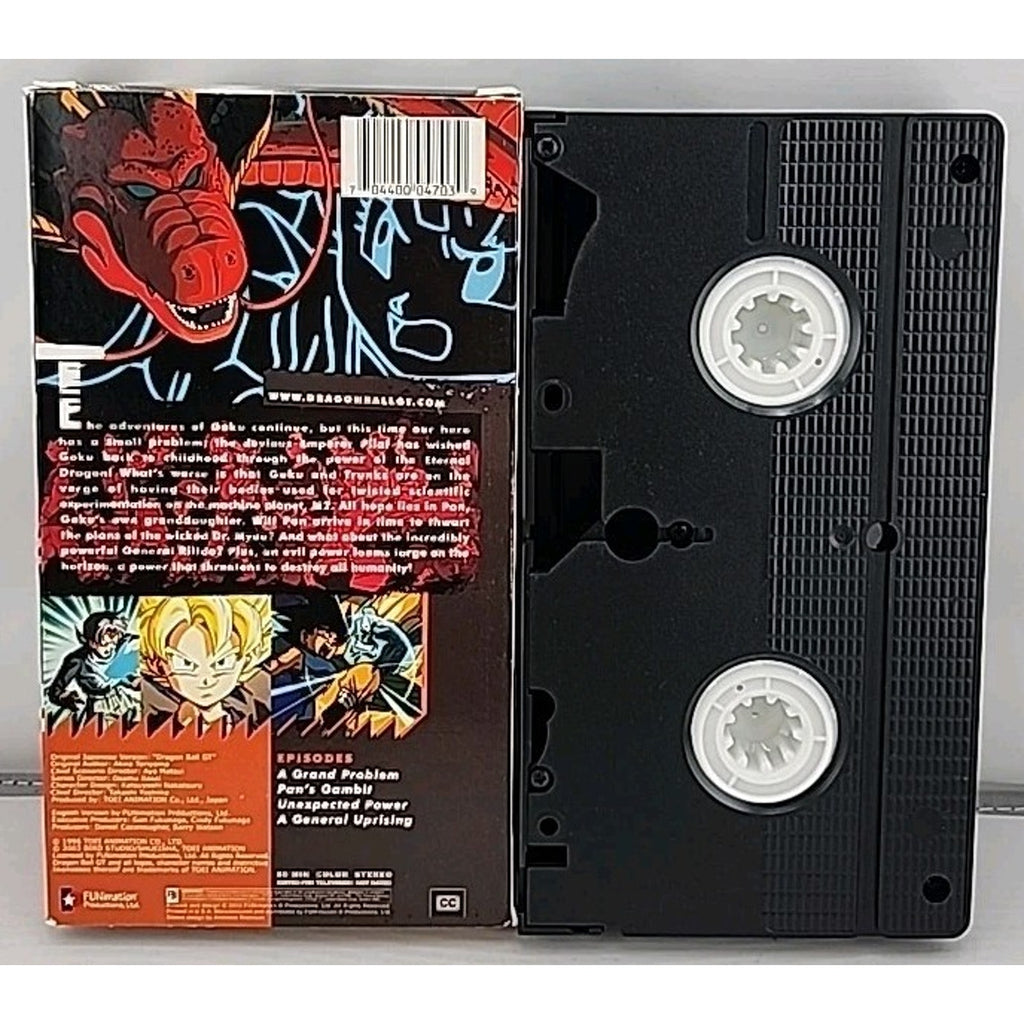 Dragon Ball GT: Baby - Vol. 1: Affliction (VHS, 2003, Edited)