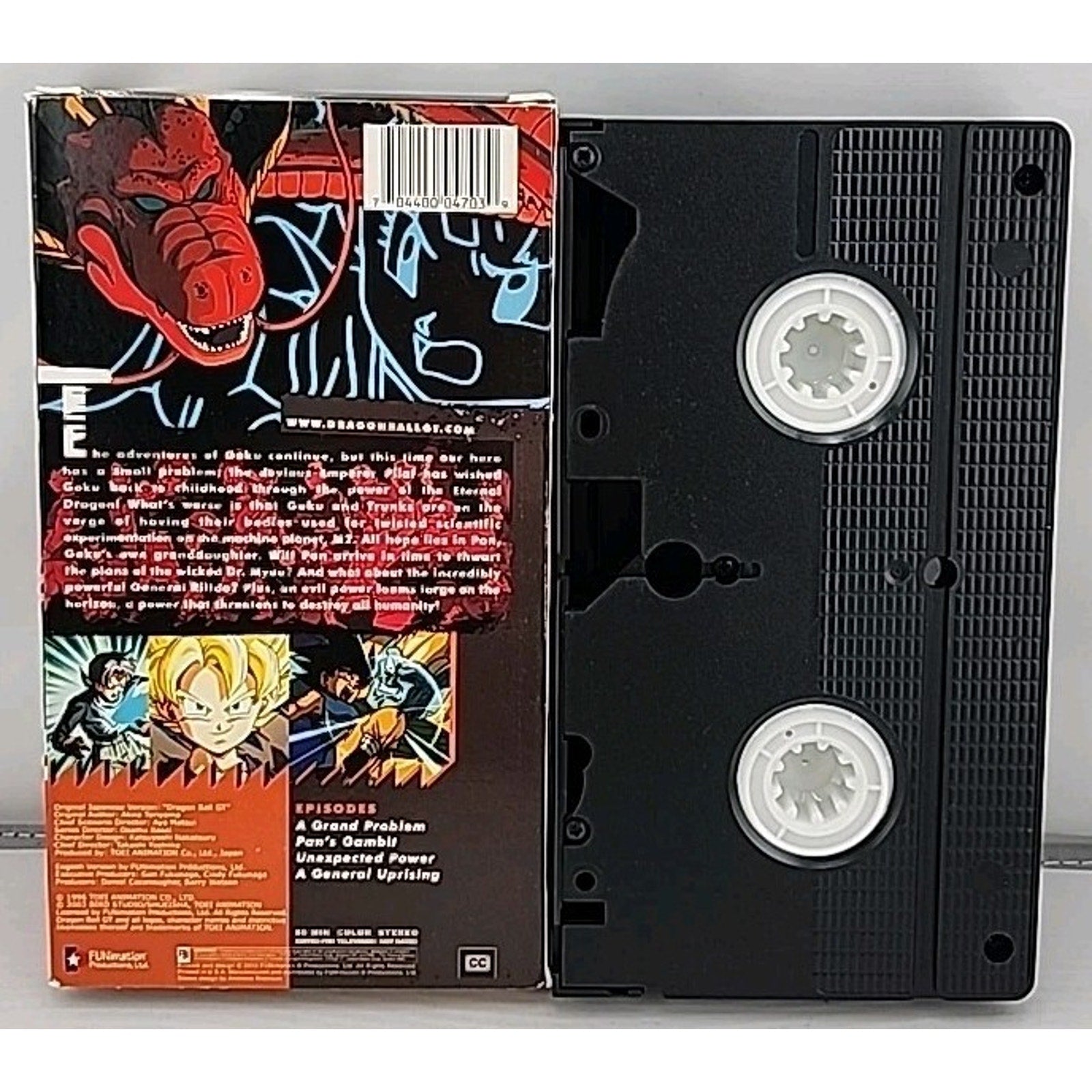 Dragon Ball GT: Baby - Vol. 1: Affliction (VHS, 2003, Edited)