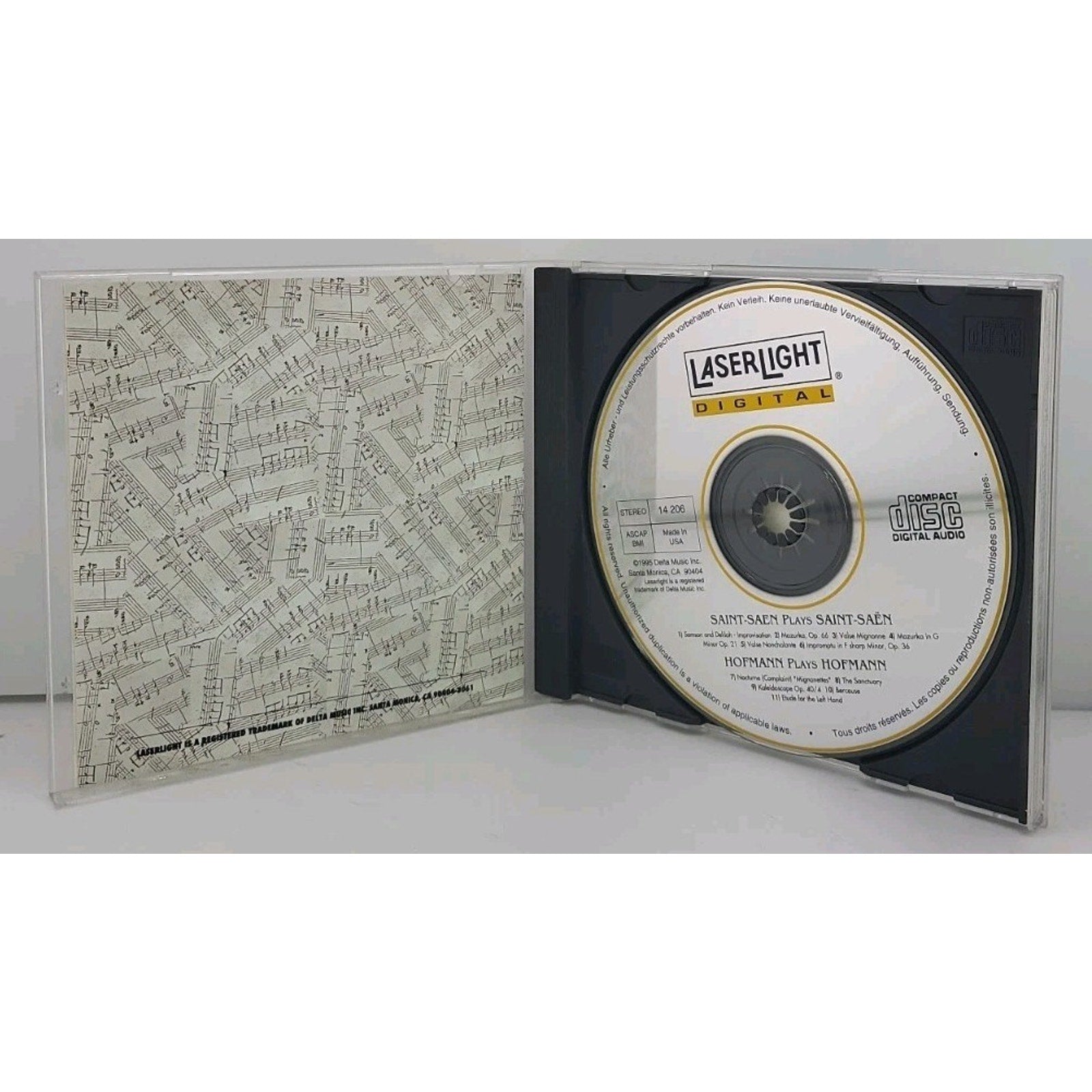 Hofmann & Saint-saëns Plays CD Laserlight Digital