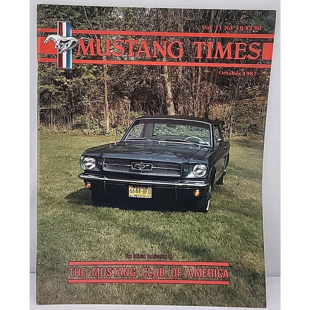 Mustang Times Magazine October 1987 Vol. 11 No. 10