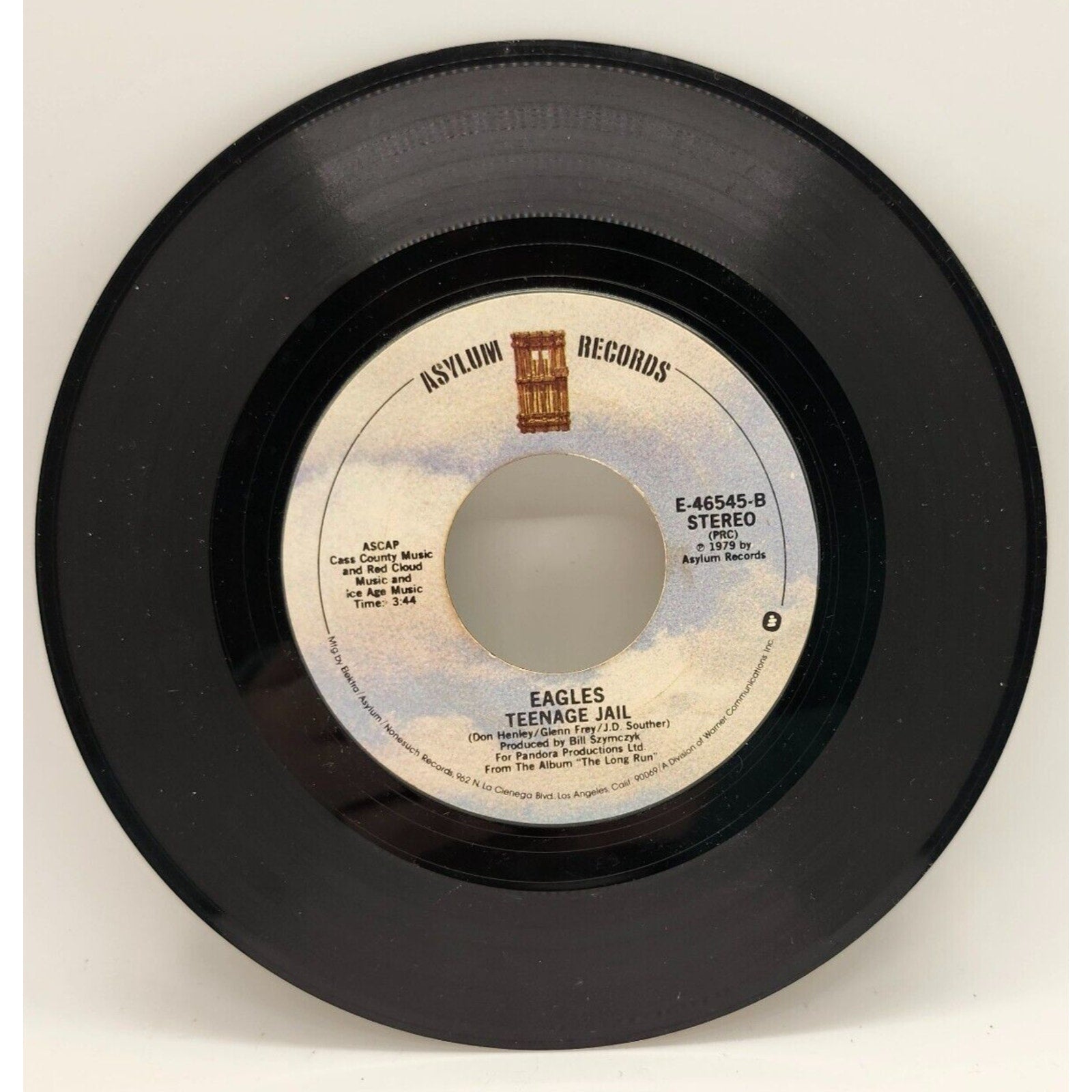 Teenage Jail / Heartache Tonight by Eagles (Record) - E-46545-A