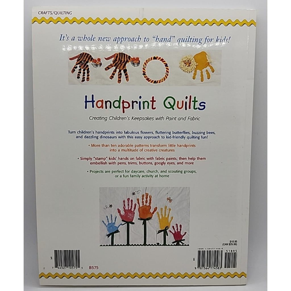 Handprint Quilts: Creating Children's Keepsakes w/ Paint and Fabric Marcia