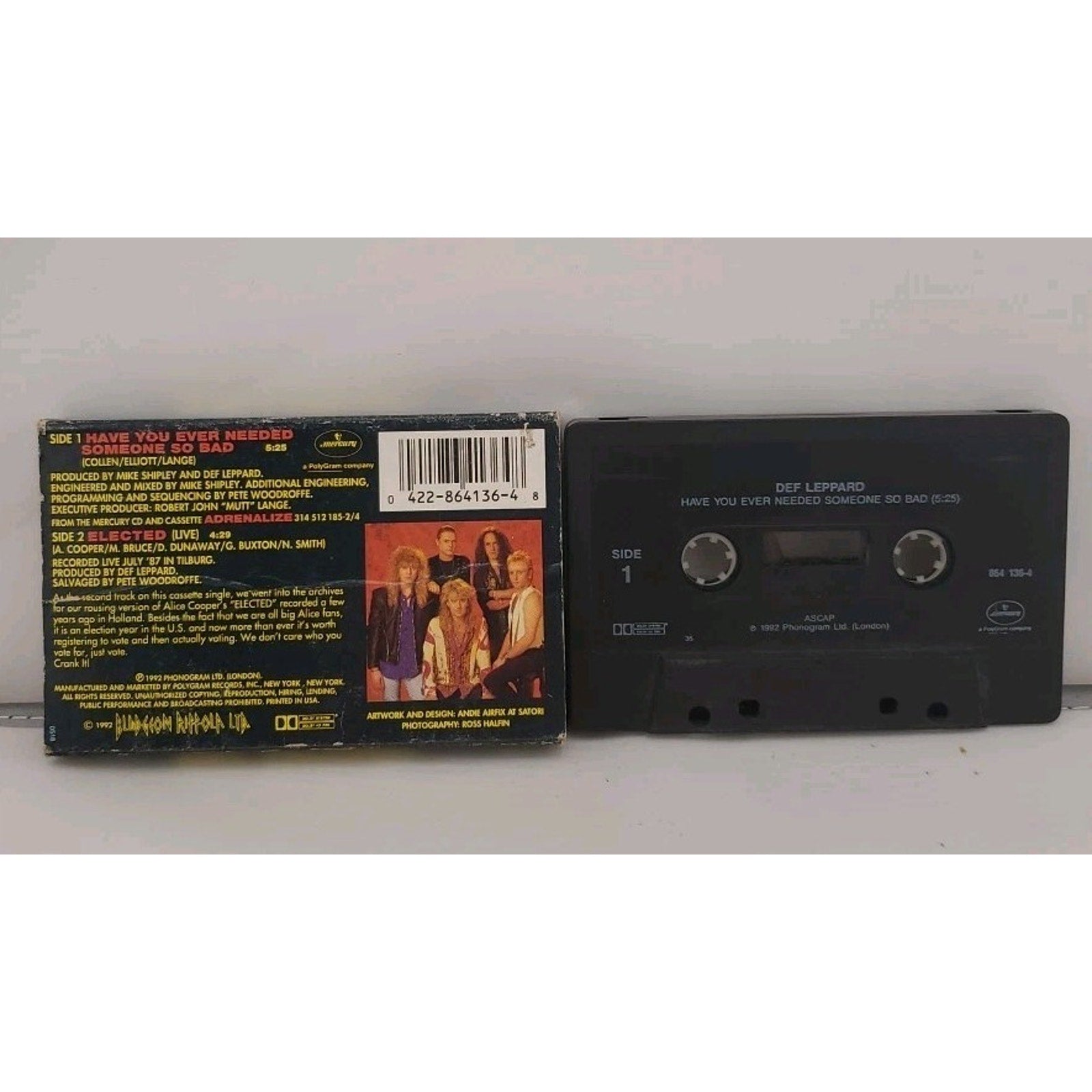 Have You Ever Needed Someone So Bad [Single] by Def Leppard (Cassette, Jul-1992,