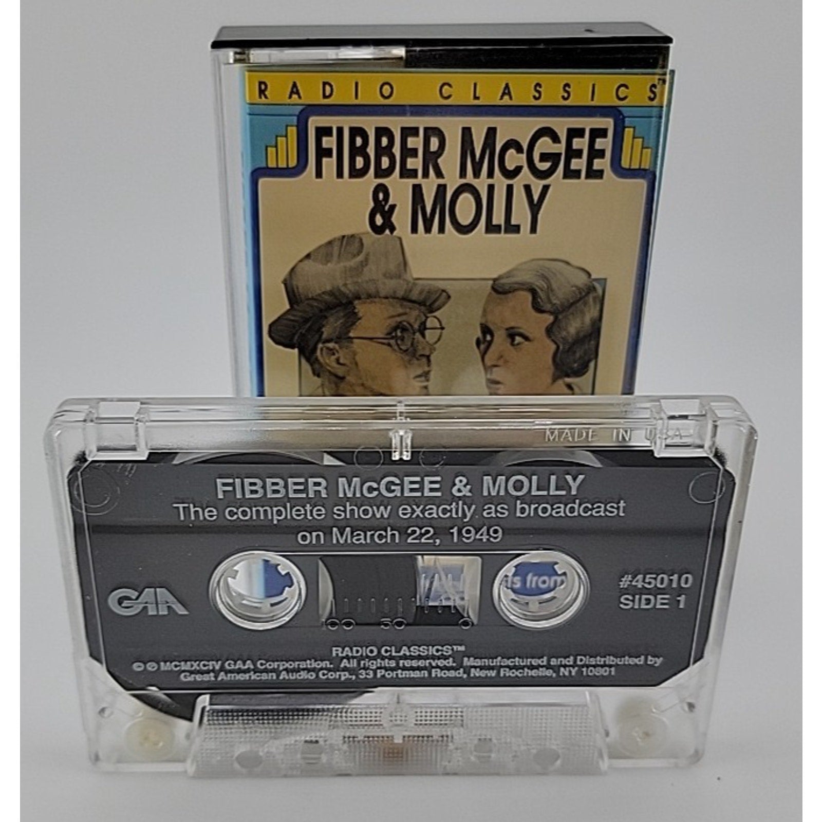 Radio Classics On Cassette Fibber McGee & Molly (Cassette)