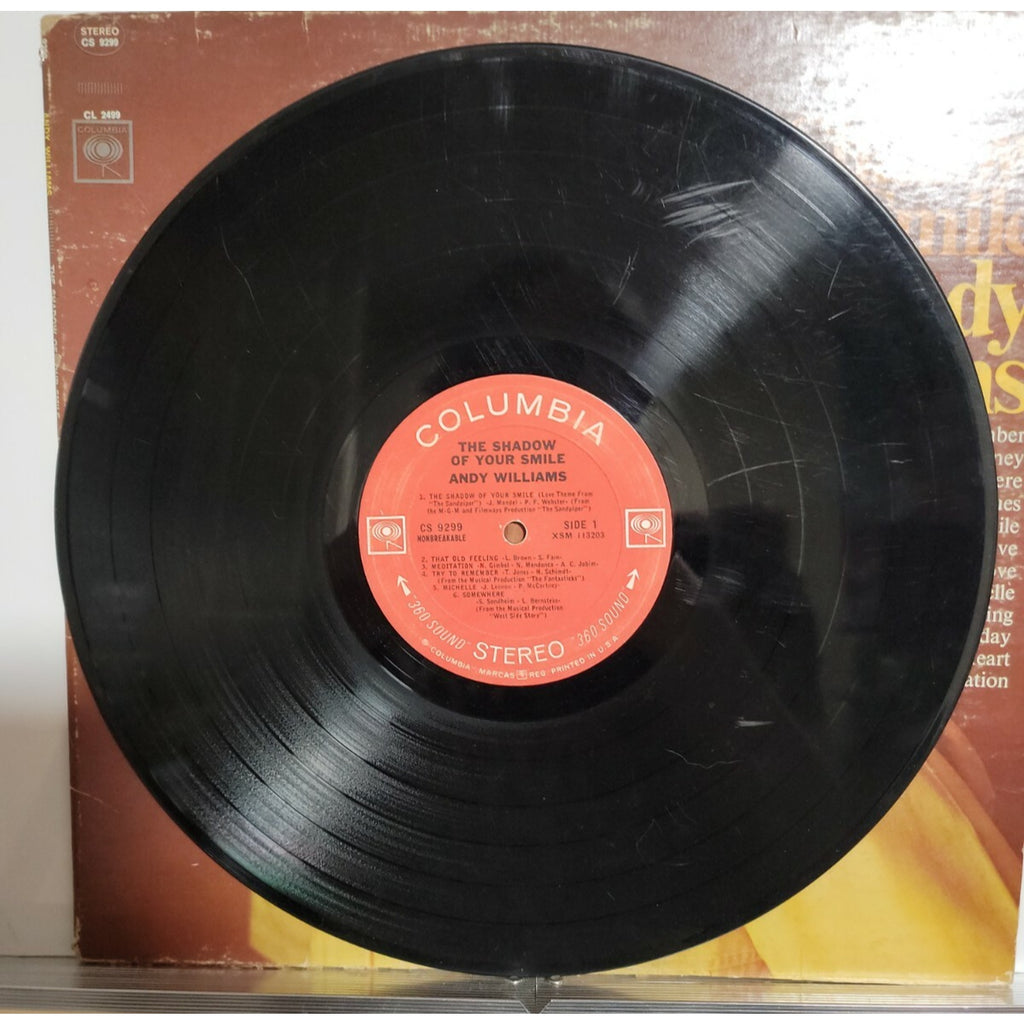 Andy Williams ‎– The Shadow Of Your Smile (Vinyl)