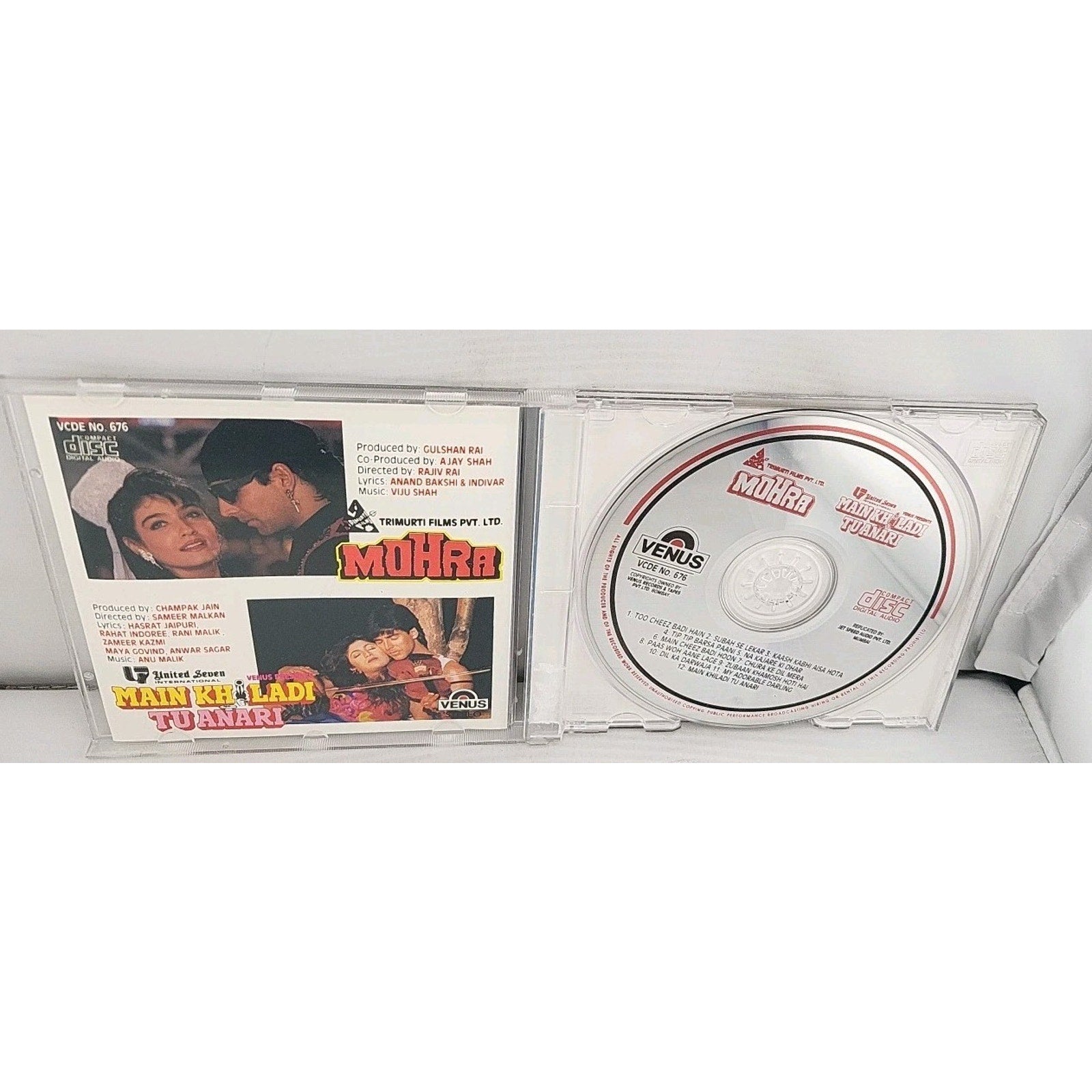 Dual Feature Soundtrack Mohra - Main Khiladi Tu Anari CD
