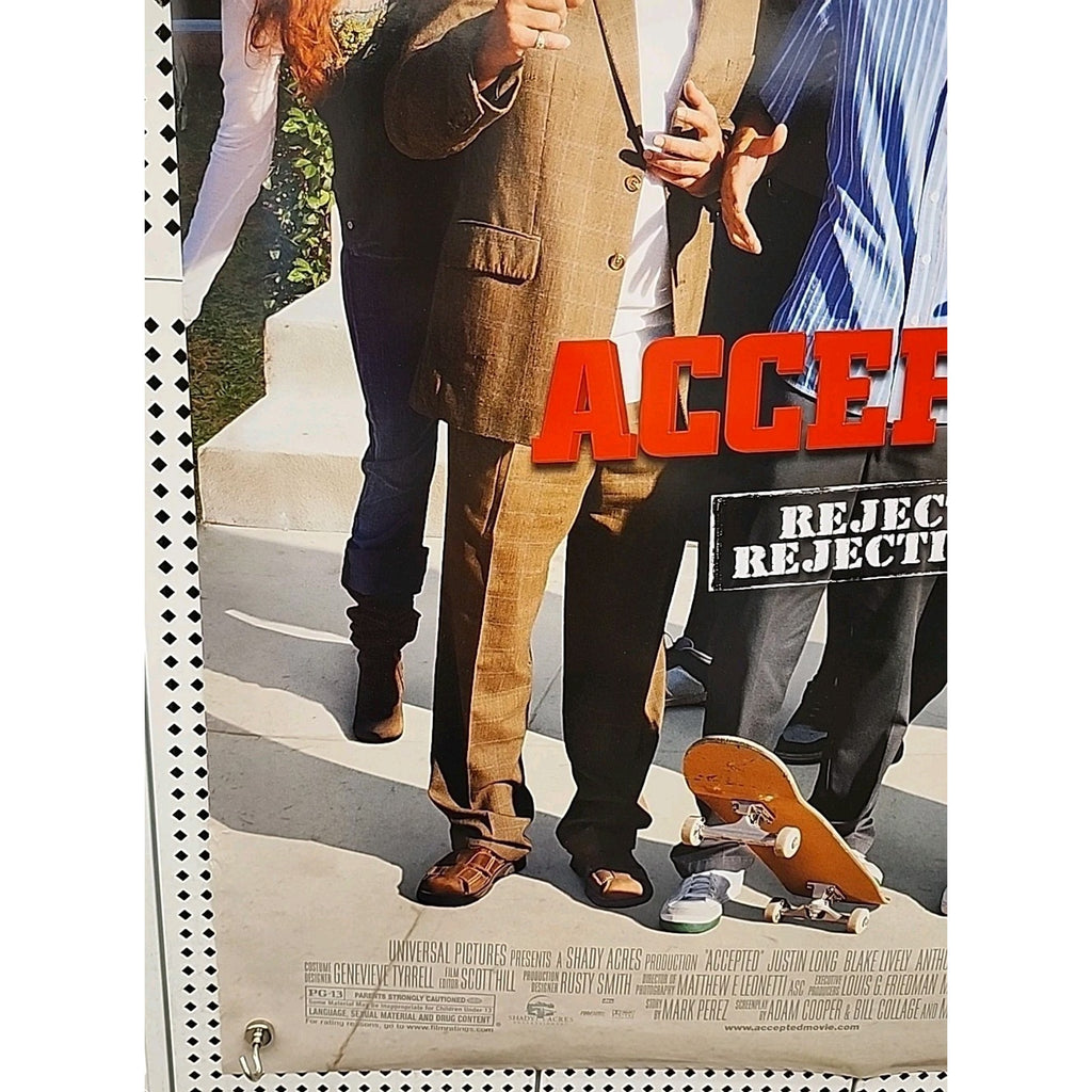 Accepted Original 27x40 D/S Movie Poster 2006