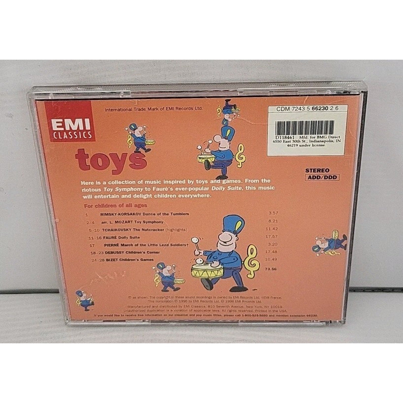 Kid's Classics: Toys by Various Artists (CD, Feb-1997, EMI Music Distribution)