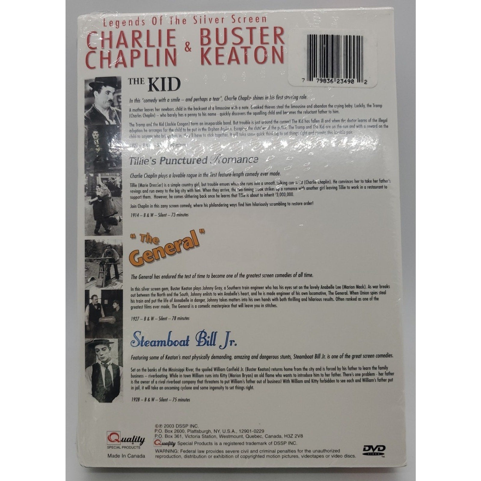 Charlie Chaplin Legends of the Silver Screen DVD *Brand New*