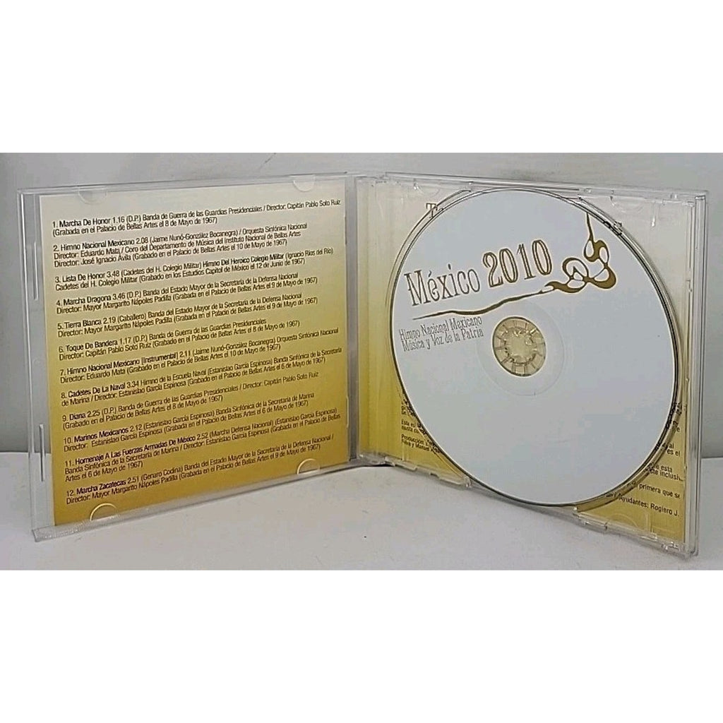 Mexico 2010 - Himno Nacional Mexicano - Musica Y Voz De La Patria CD