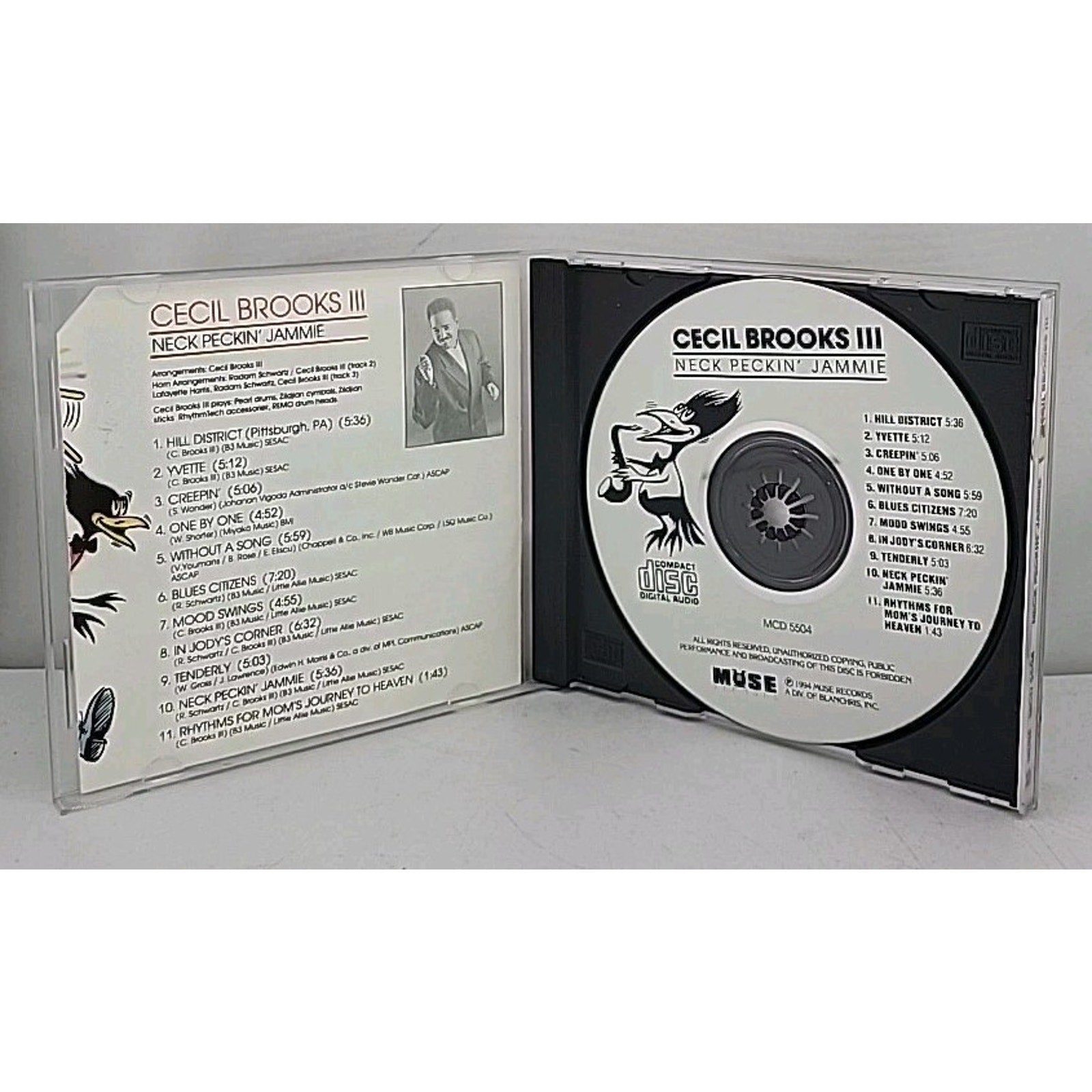 Neck Peckin' Jammie by Cecil Brooks III (CD, Oct-1994, Muse (USA))