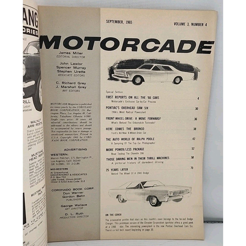 Motorcade Magazine September 1965 Ford 4-Wheel Drive
