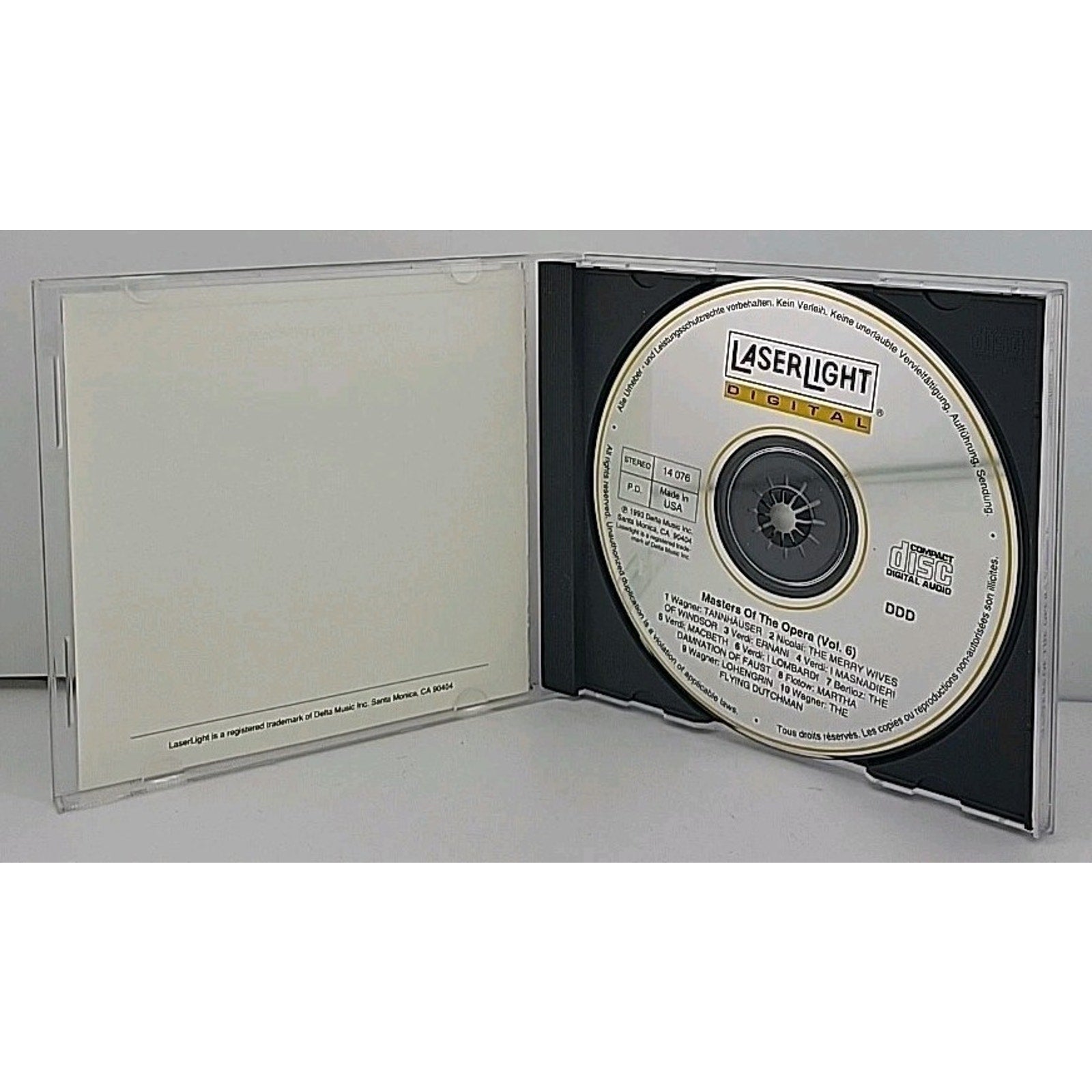 Masters Of The Opera Vol. 6 by Various (CD, 1993)