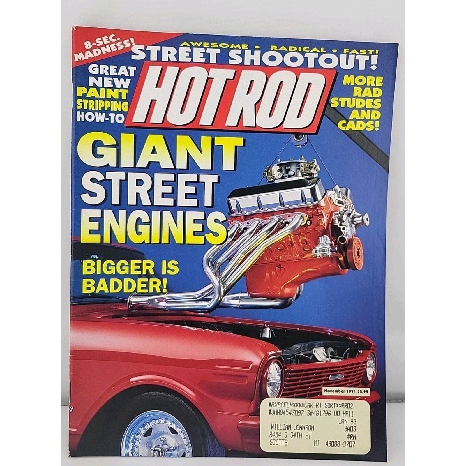 Hot Rod Magazine November 1991