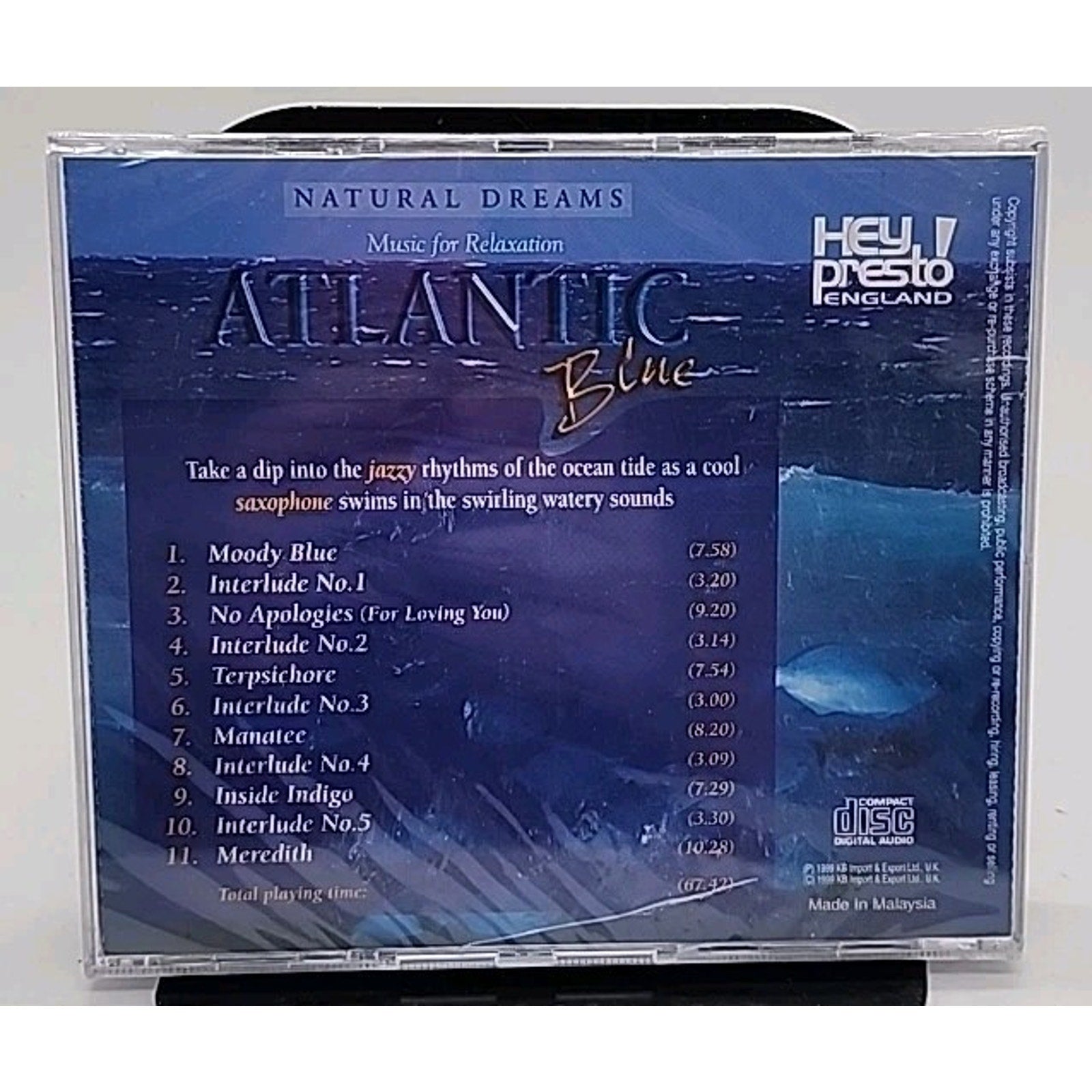 Natural Dreams - Atlantic Blue (CD) *Brand New*