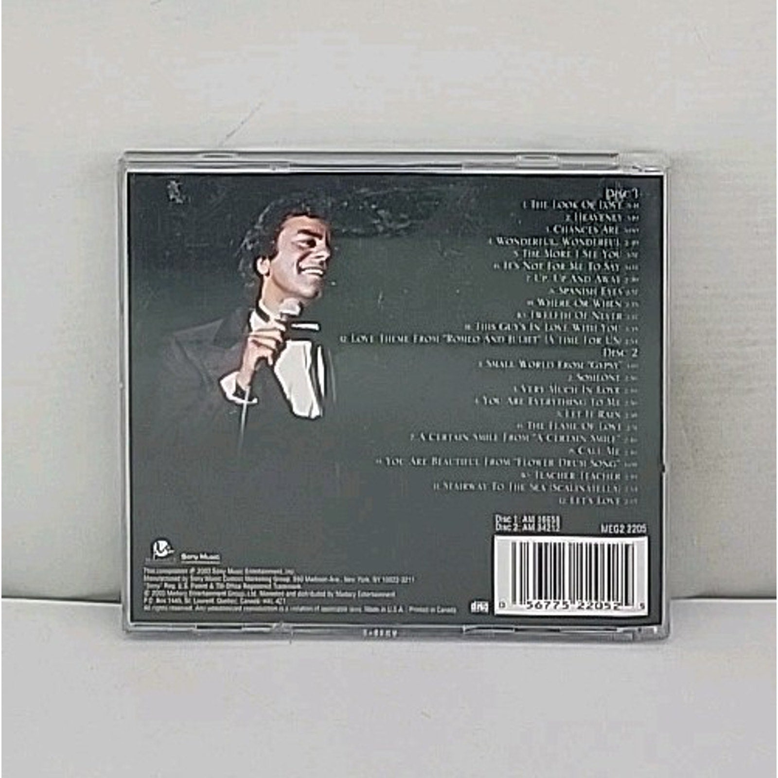 Very Best of Love by Johnny Mathis (2 CD, 2003)
