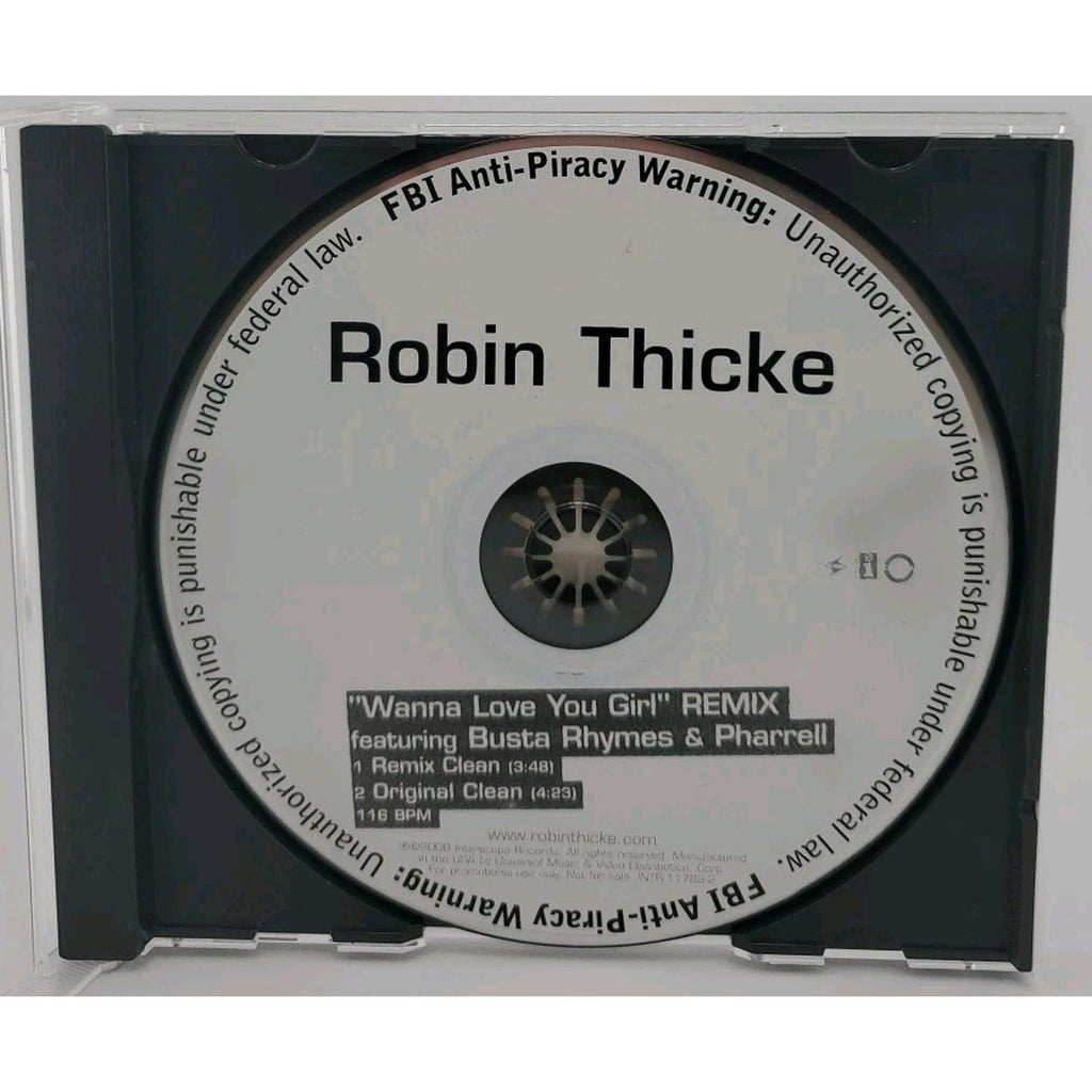 Robin Thicke Wanna Love You Girl Remix (CD)