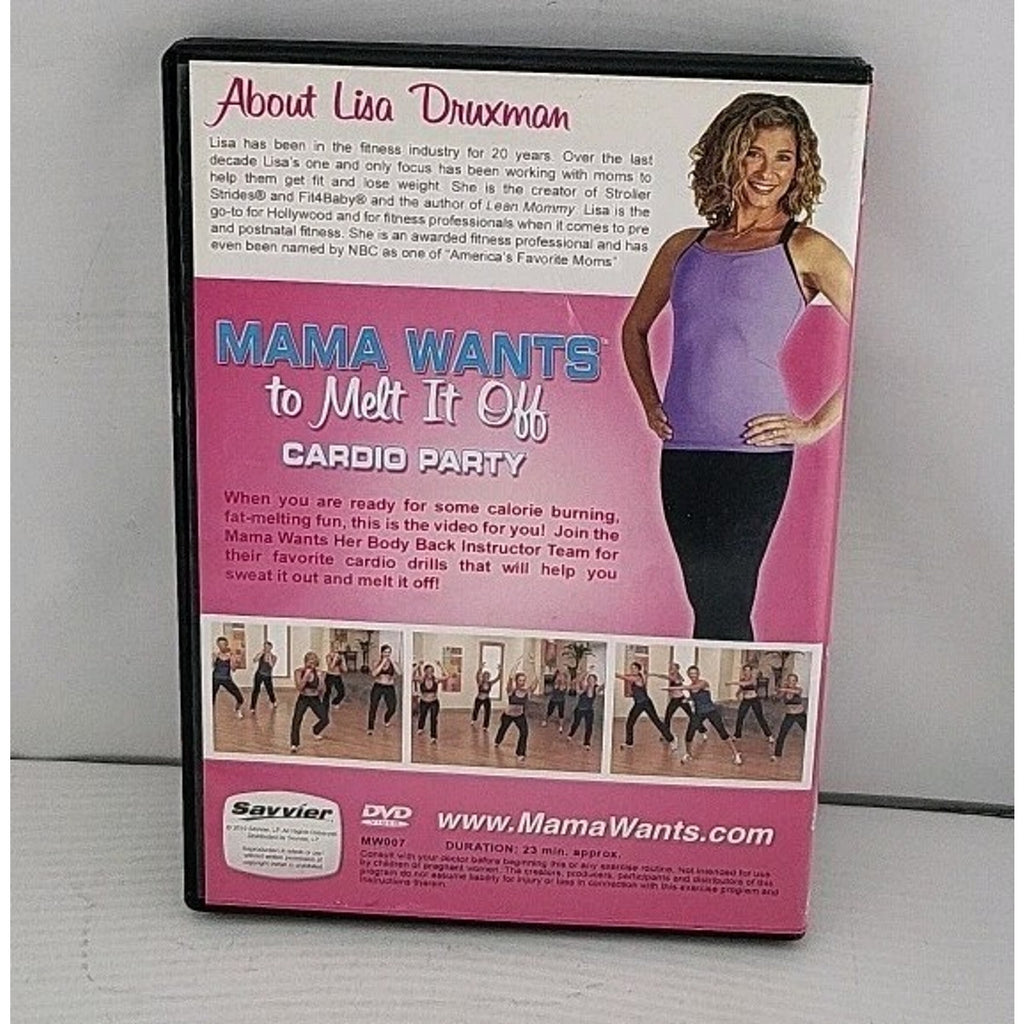 Mama Wants to Melt It Off Cardio Party DVD Lisa Druxman
