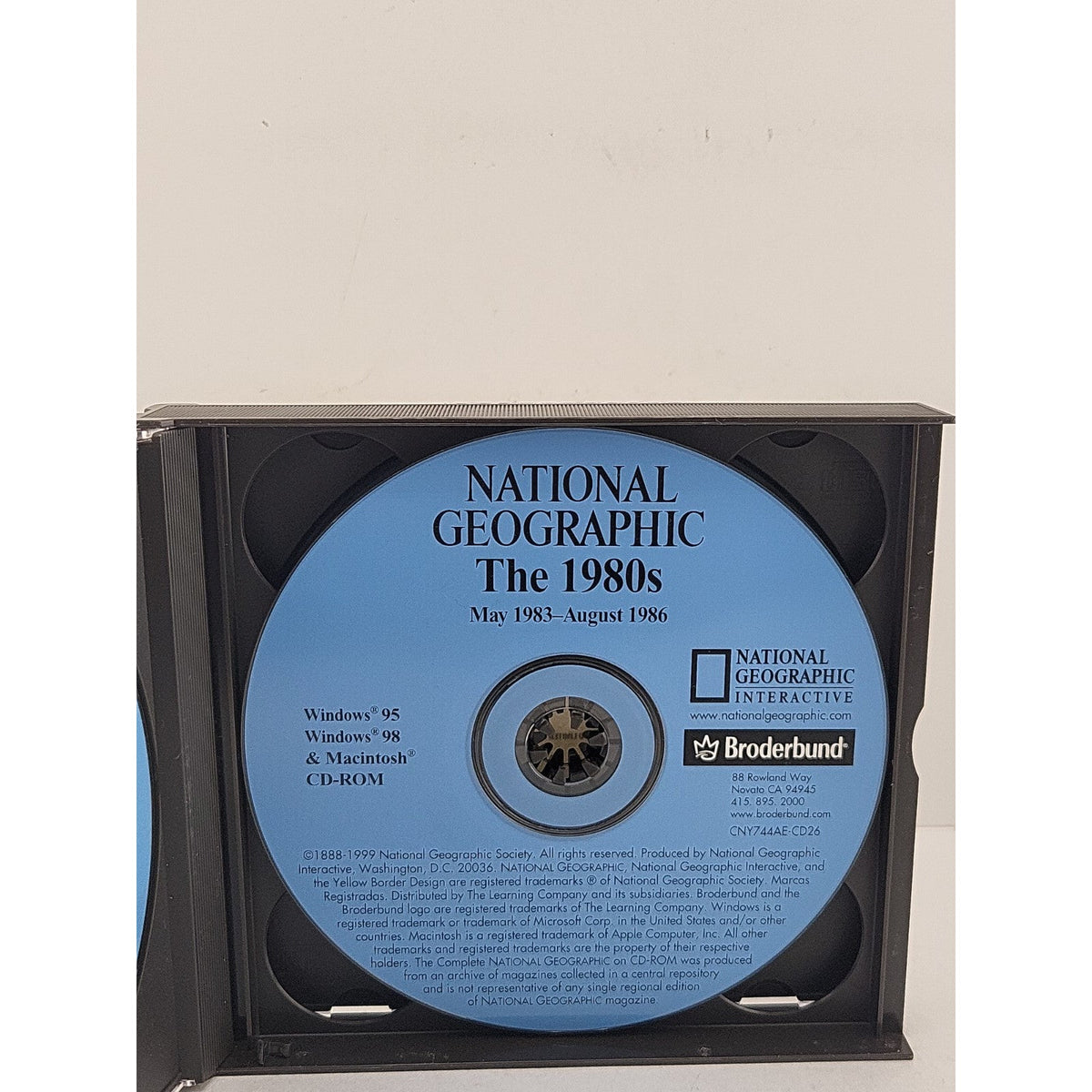 NATIONAL GEOGRAPHIC magazine the 1980's interactive CD-ROM set Windows