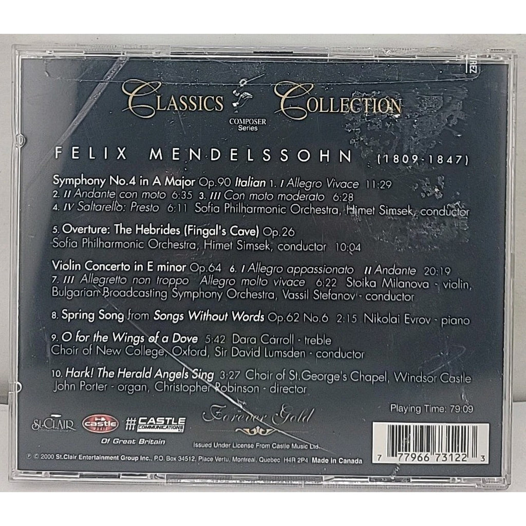 Sym 4/Spring Song/& by F. Mendelssohn (CD, 2001)