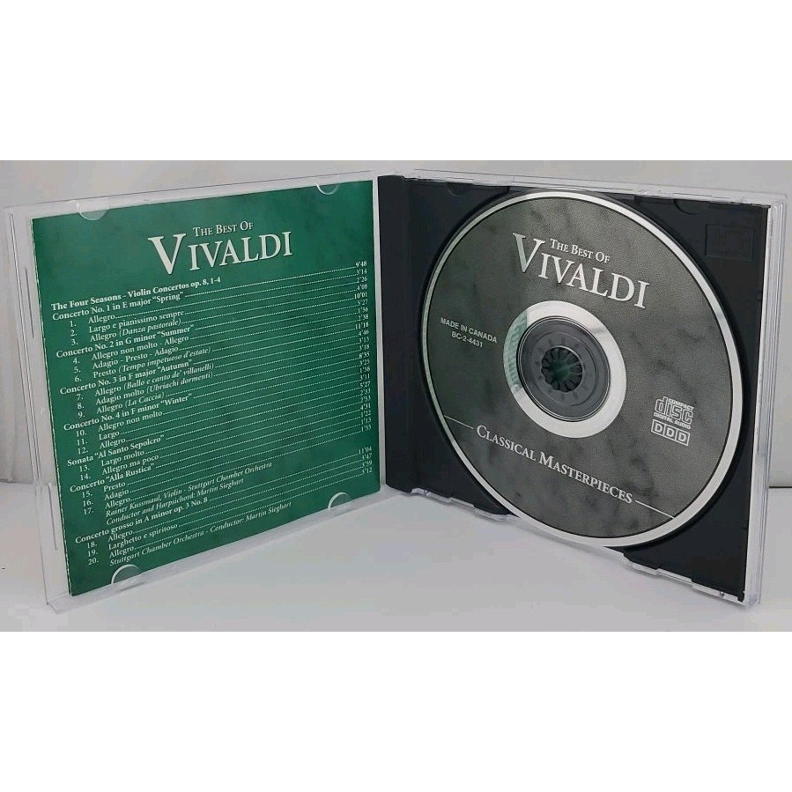 Classical Masterpieces: The Best Of Vivaldi - Music CD - Various - 1998-06-29 -