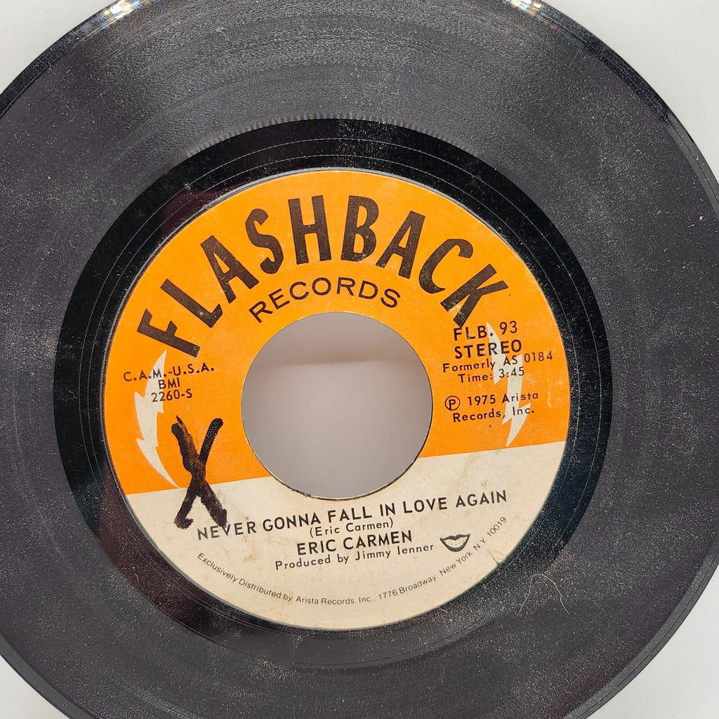All By Myself / Never Gonna Fall In Love Again by Eric Carmen (Record) - FLB 93
