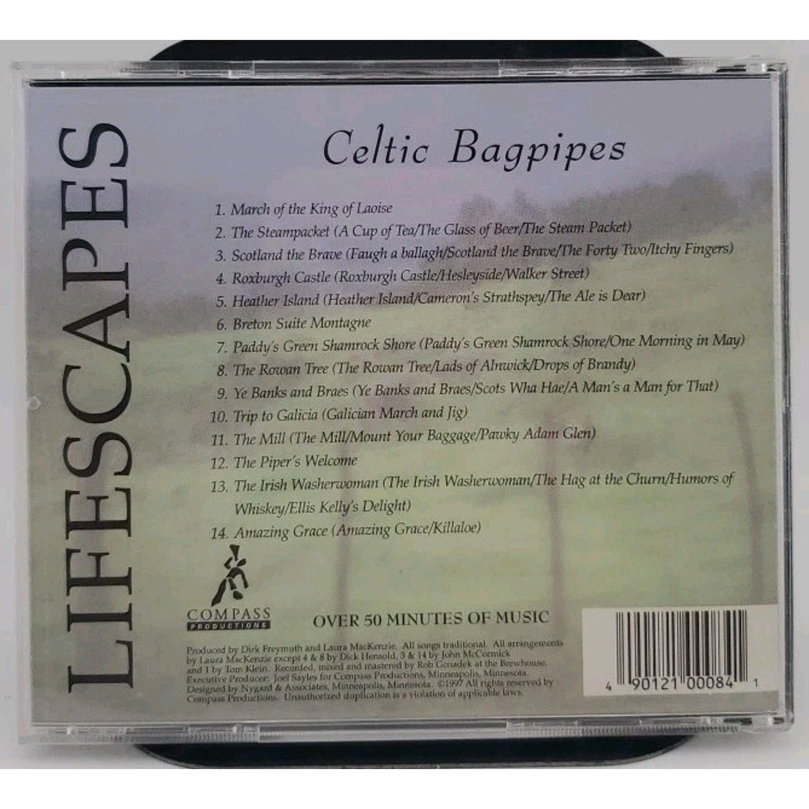 Celtic Bagpipes by Dirk Freymuth/Laura MacKenzie (CD, 1997, Lifescapes Music)