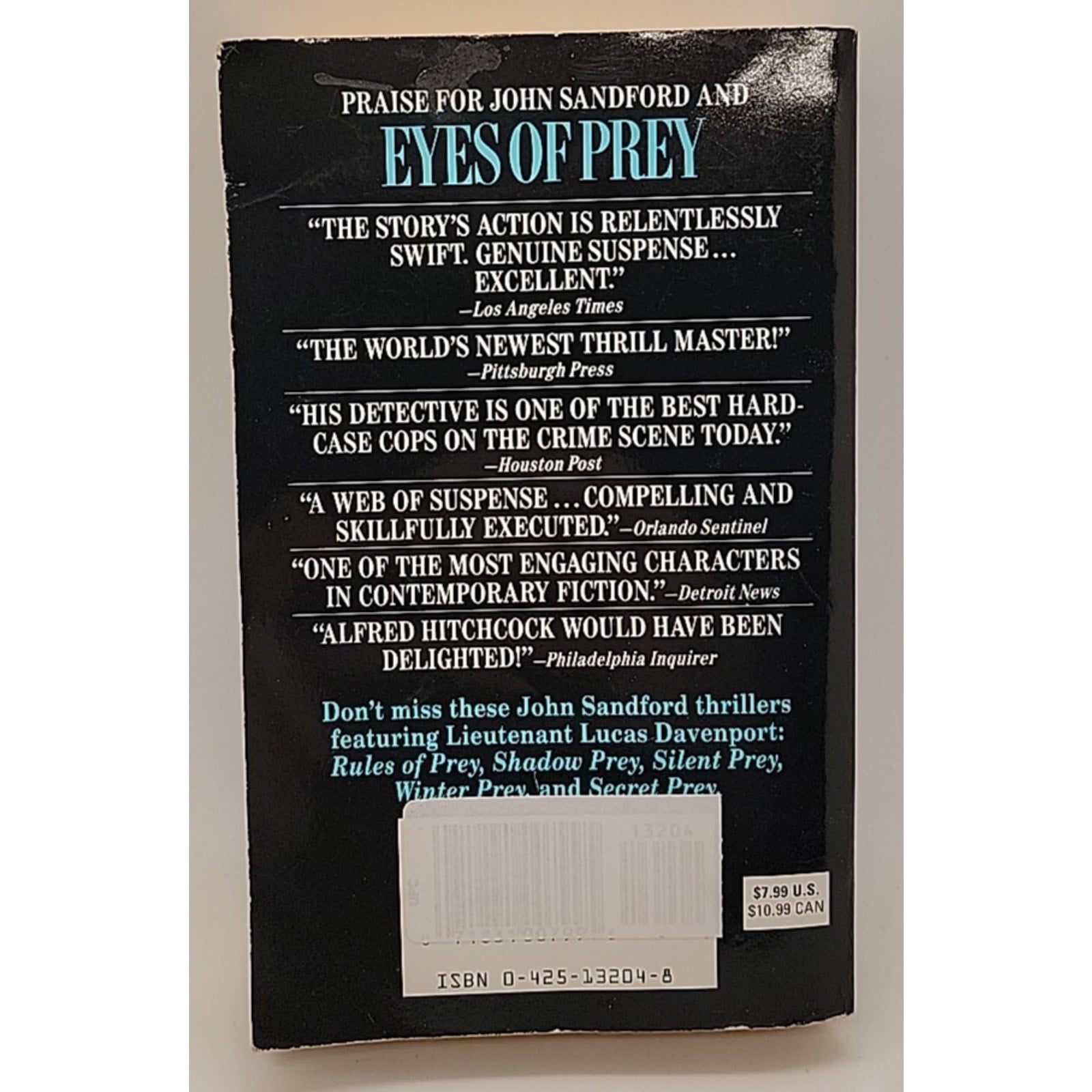 Eyes of Prey by John Sandford (1992, Mass Market)
