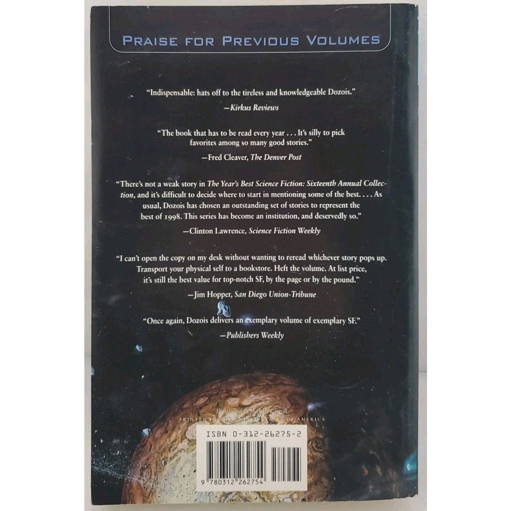 Year's Best Science Fiction by Gardner Dozois (2000, Paperback)