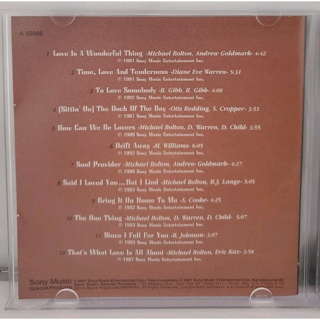 Just for You by Michael Bolton (CD, 2001) Sony Music Special Products