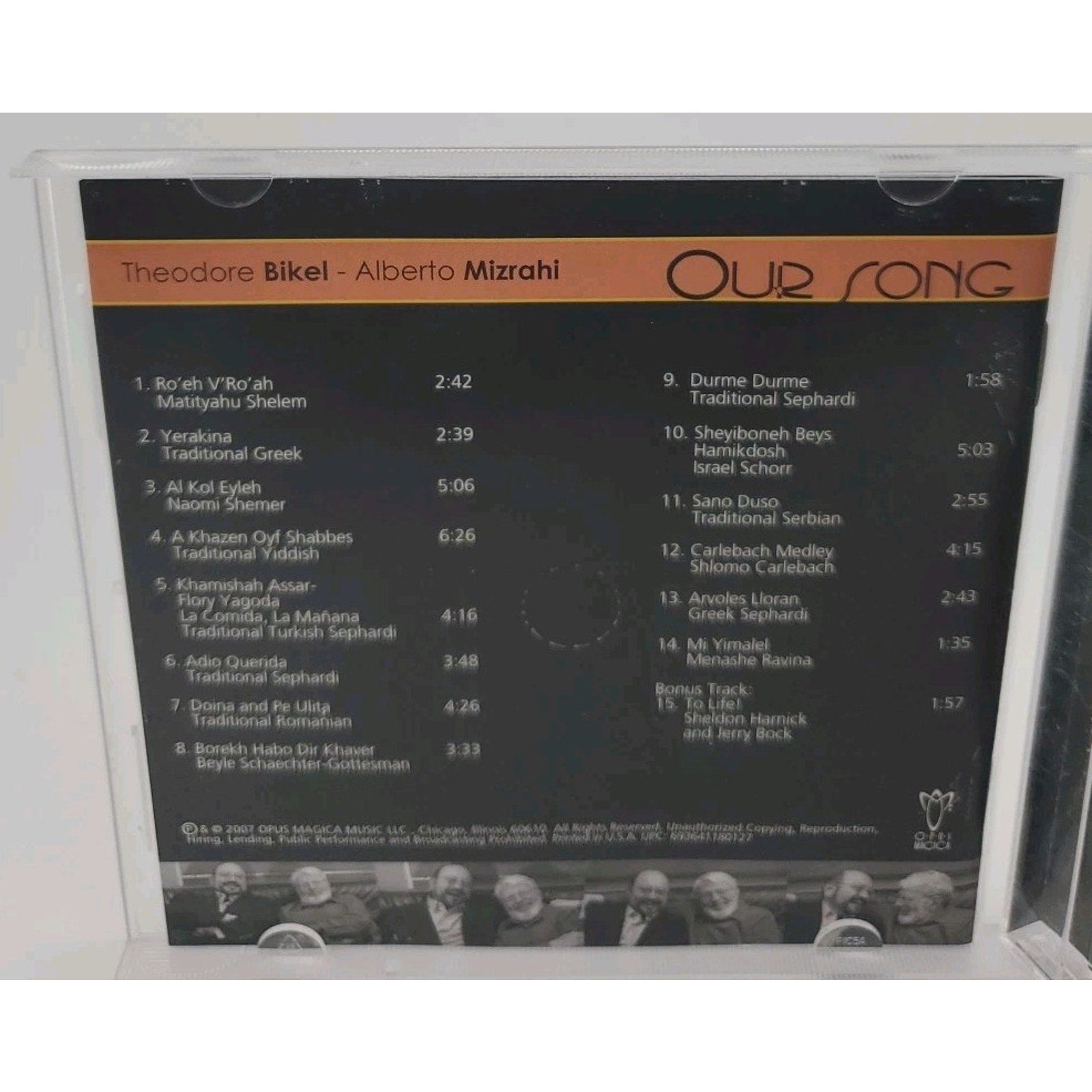 Theodore Bickel & Alberto Mizrahi - "Our Song" CD