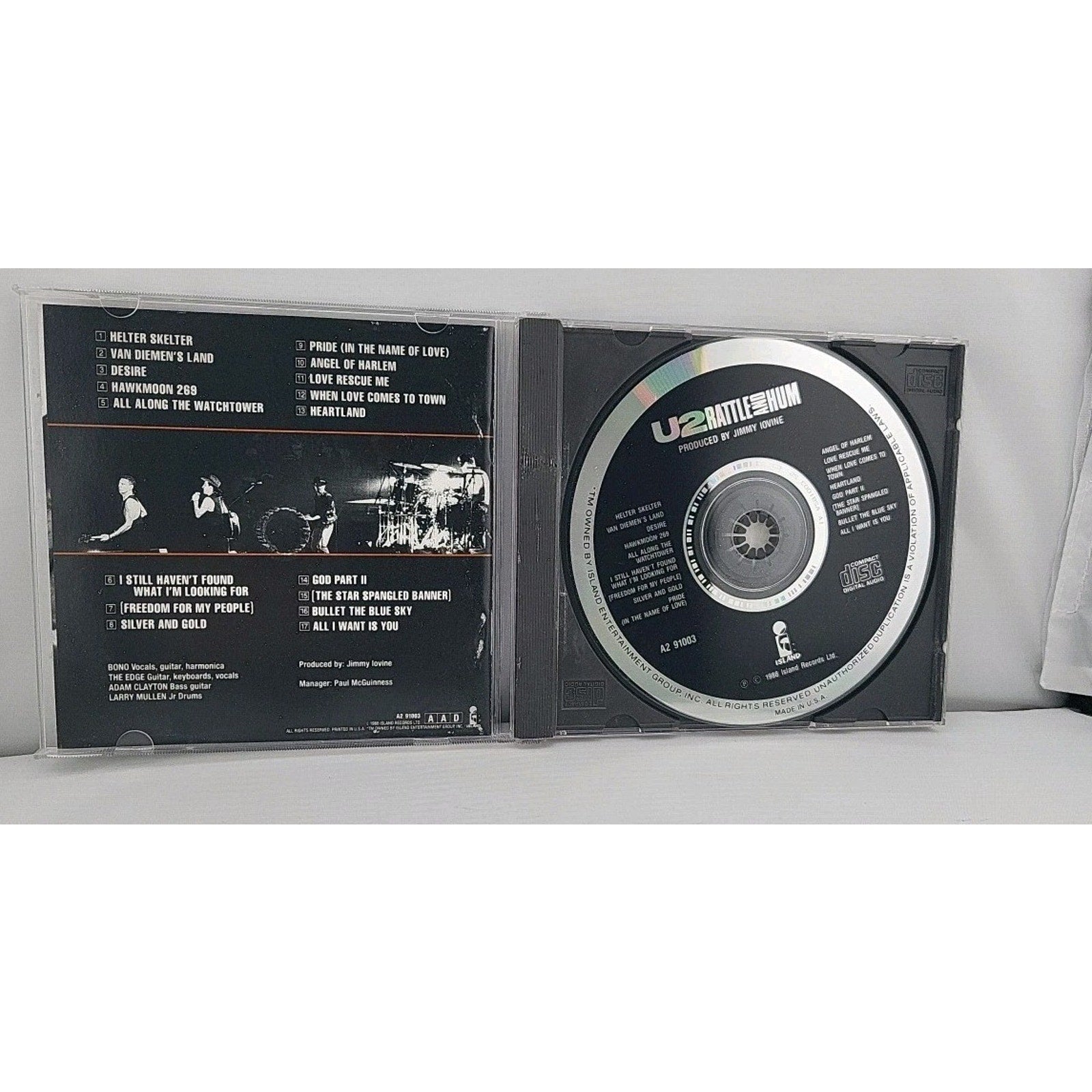 Rattle and Hum by U2 (CD, Oct-1988, Island (Label))