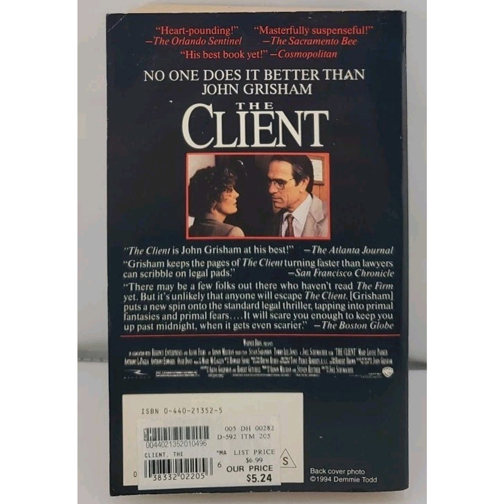 Client by John Grisham (1996, Mass Market)